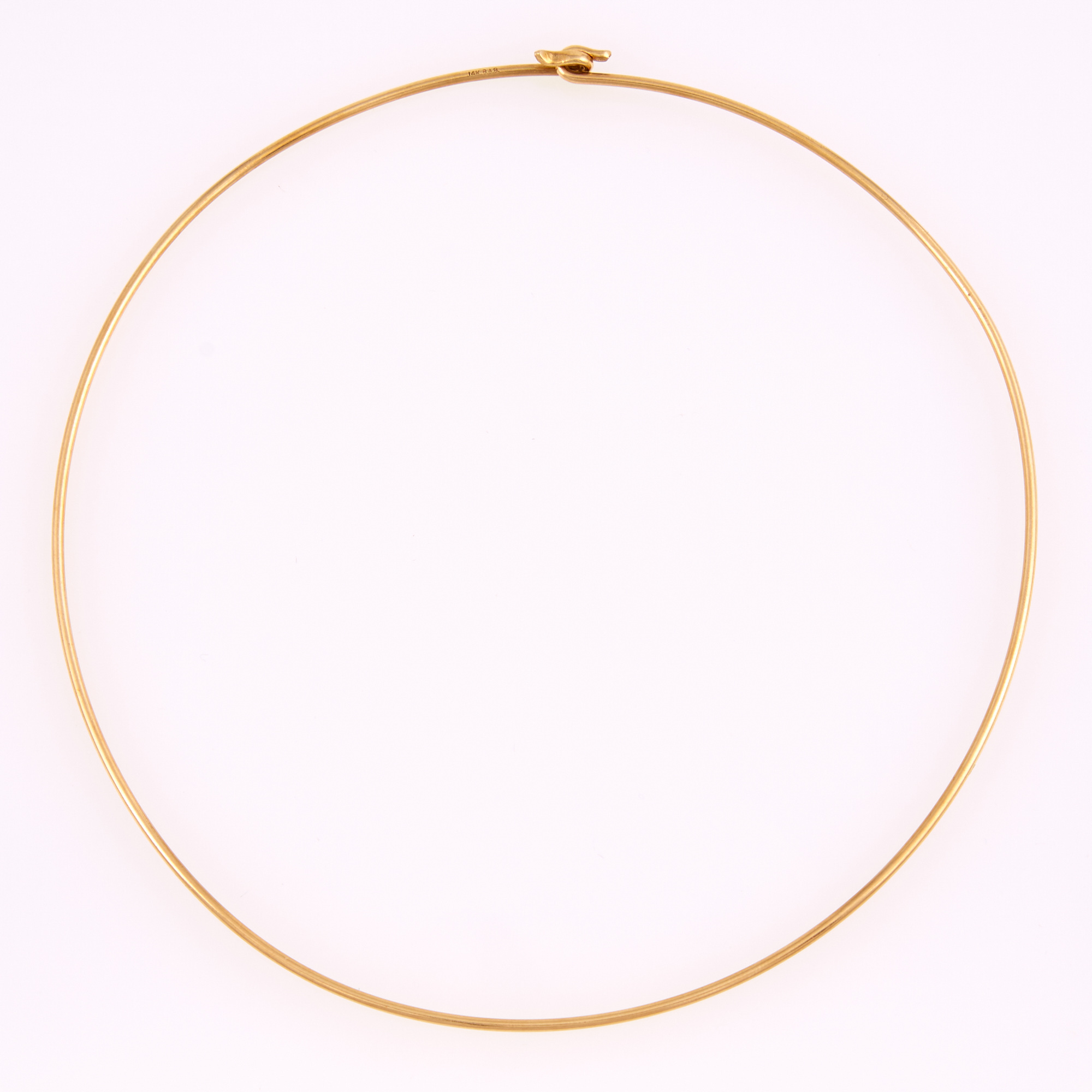 Lot image - Gold Necklace, 14K 5 dwt.