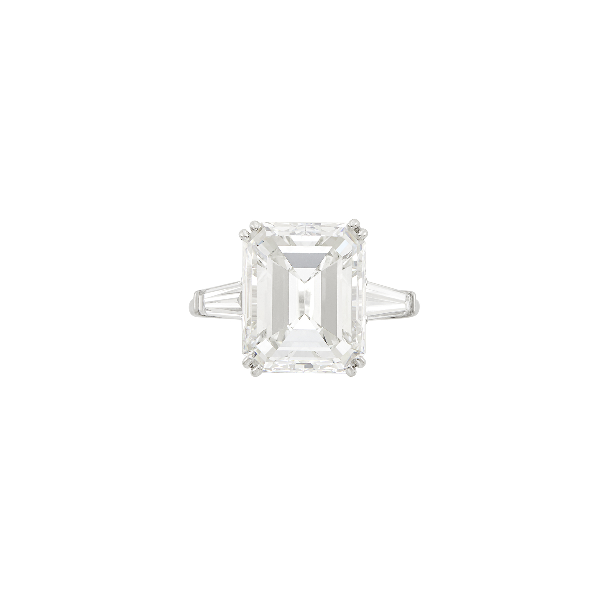 Lot image - Harry Winston Platinum and Diamond Ring