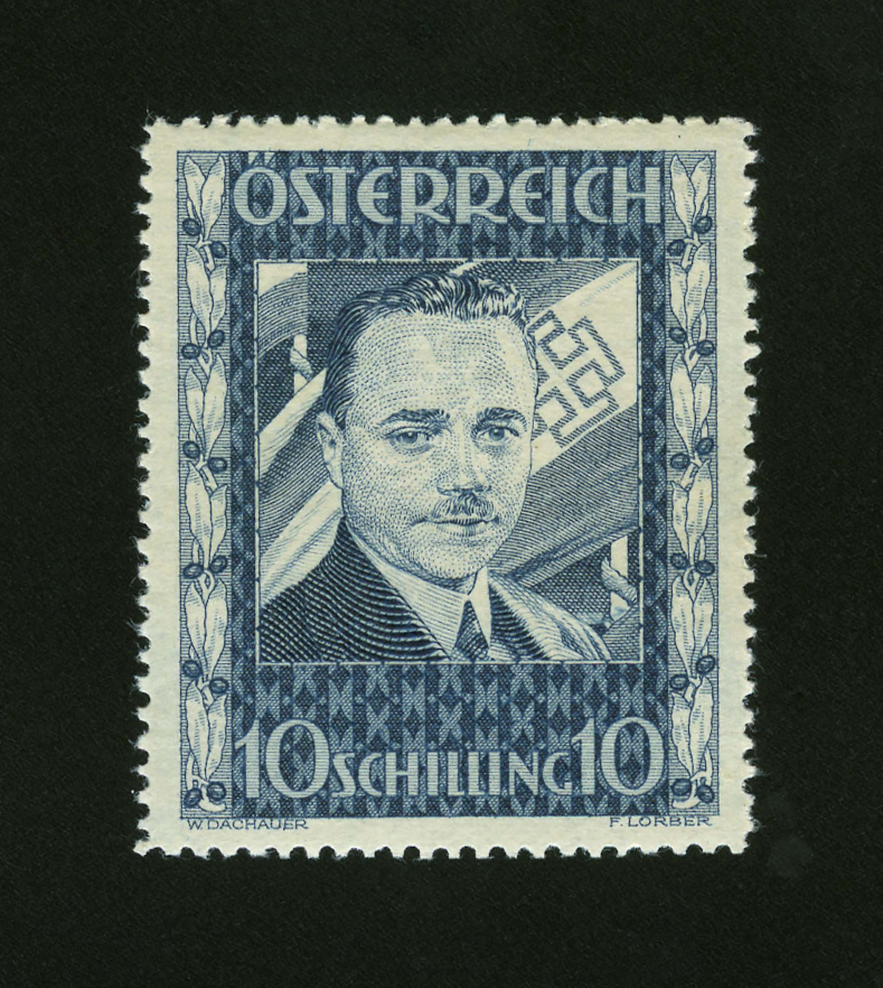 Lot image - Austria 1936 10 Shilling Dolfuss Scott 380