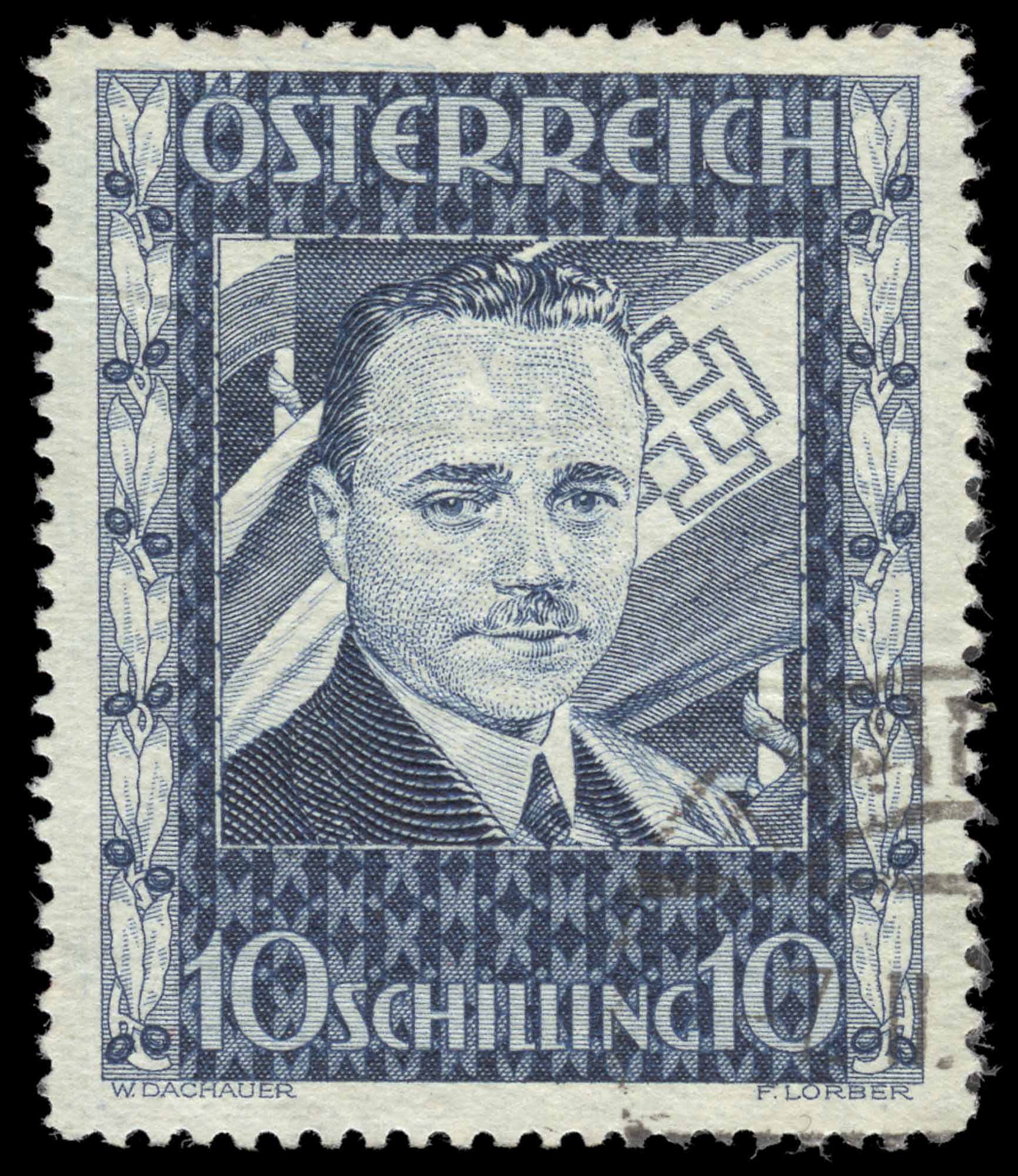 Lot image - Austria 1936 10 Shilling Dolfuss Scott 380