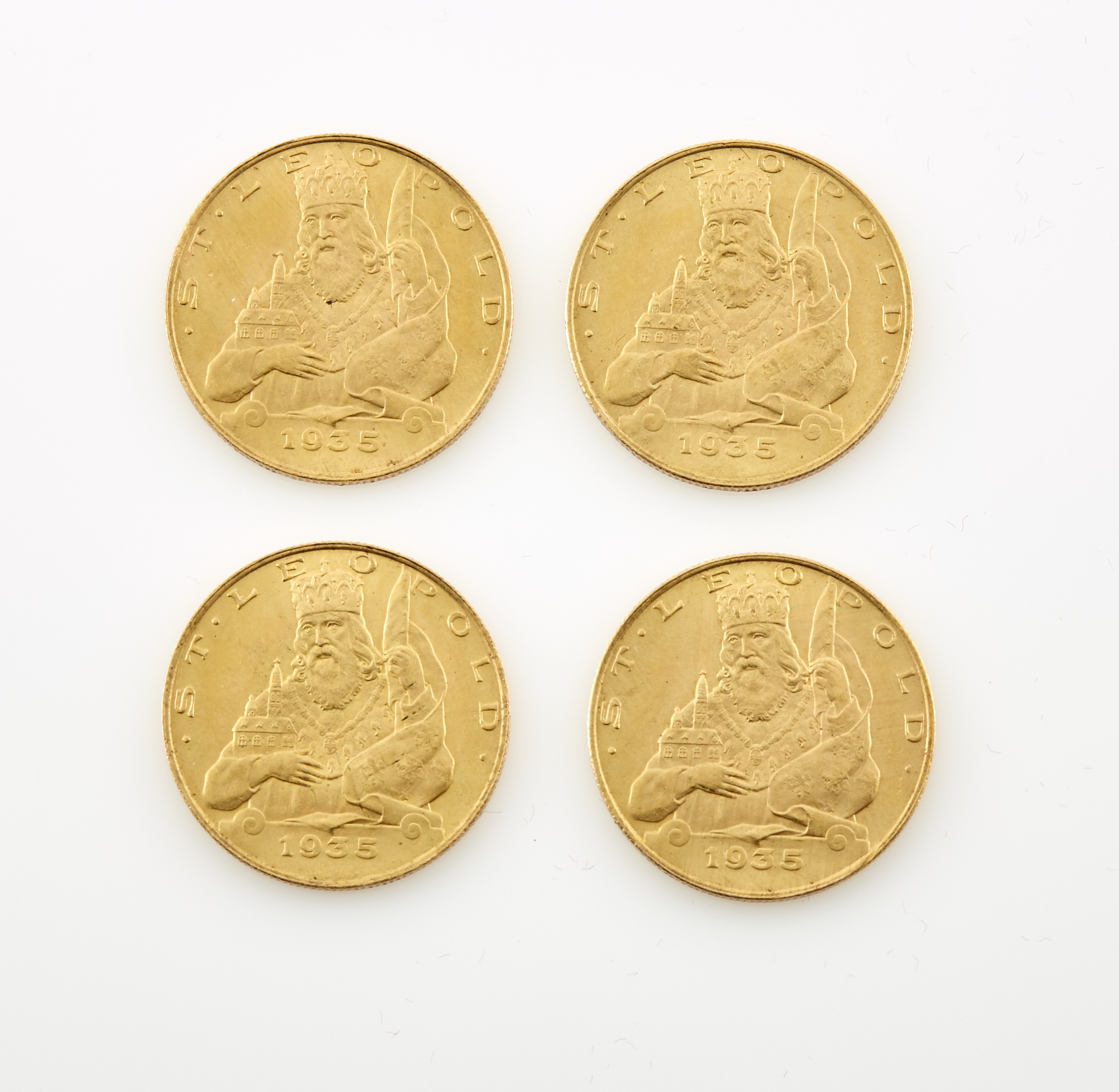 Lot image - Austria 1935 Proof Like 25 Schilling Gold Coin KM# 2856