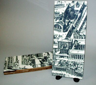 Lot image - Set of Four Piero Fornasetti Coasters