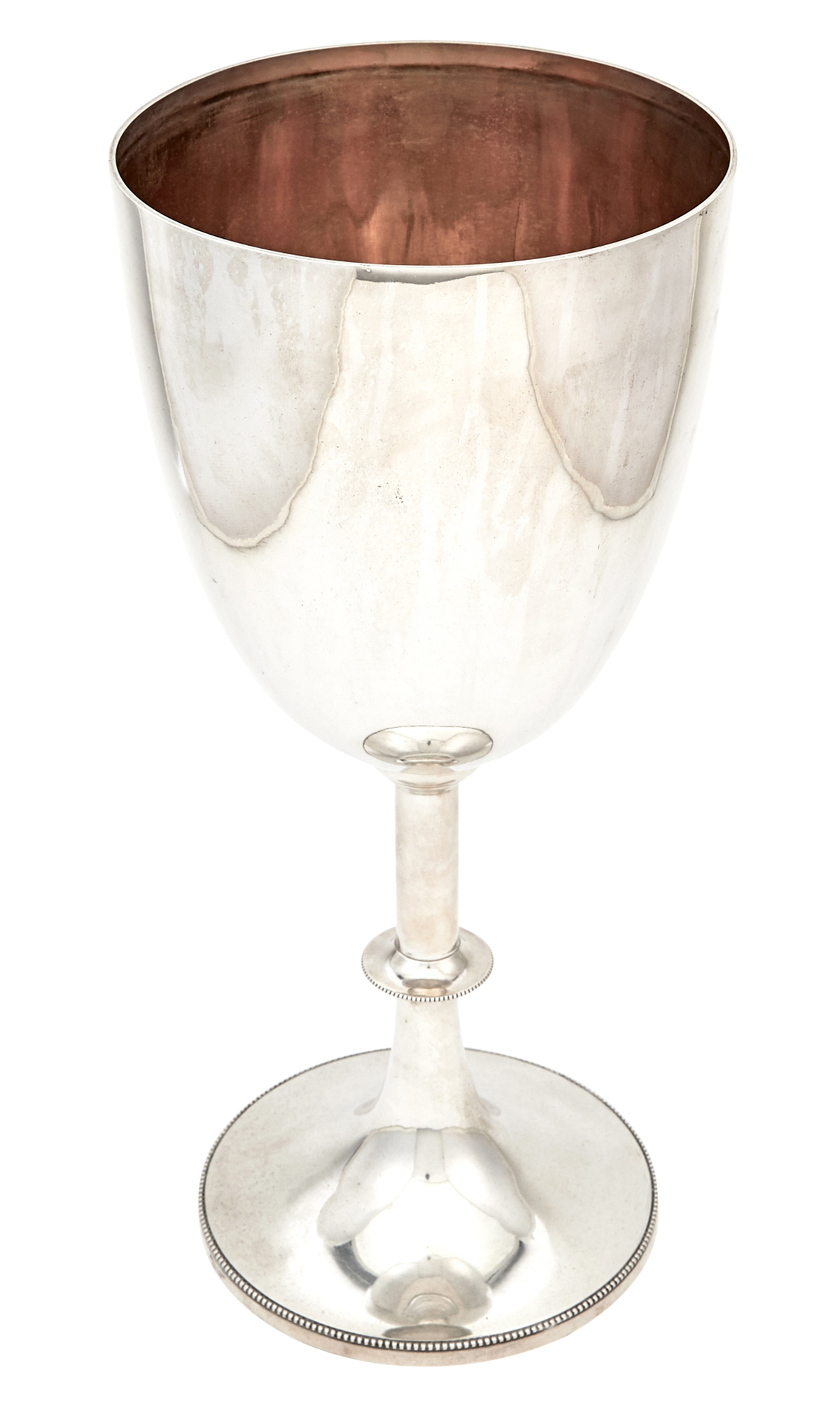 Lot image - Victorian Sterling Silver Oversized Goblet