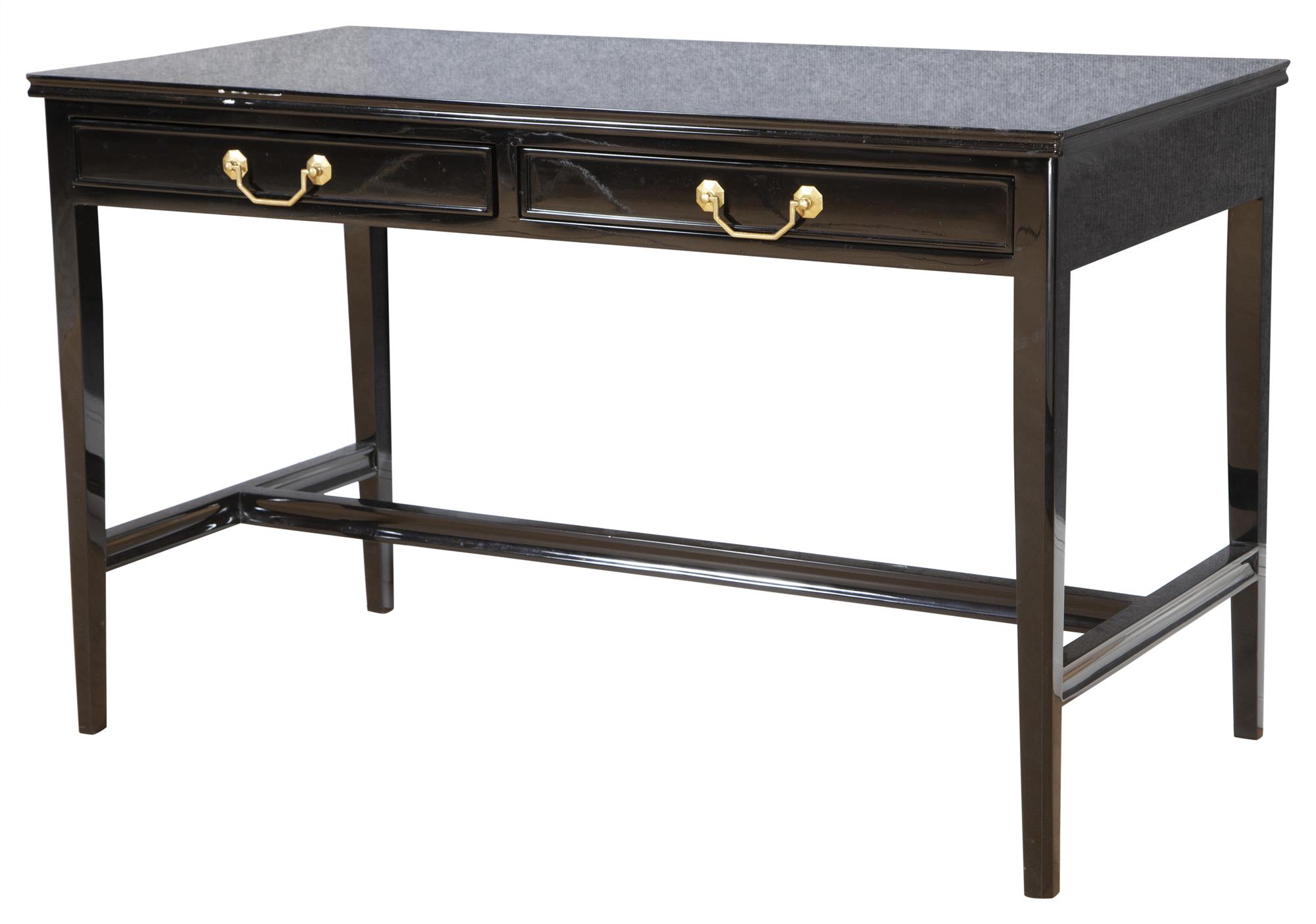 Lot image - Black Lacquered Side Table