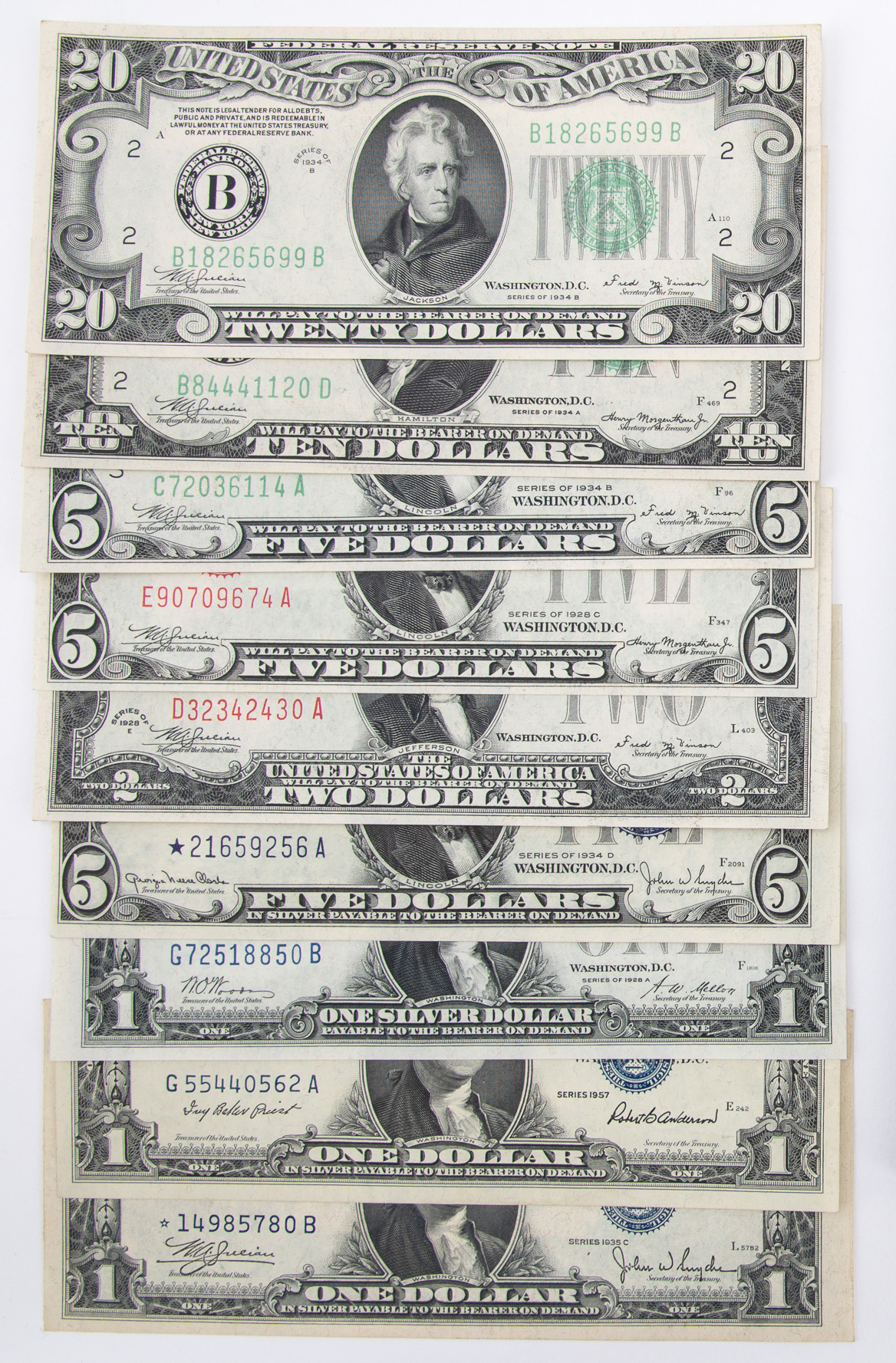 Lot image - United States Small Size Banknotes