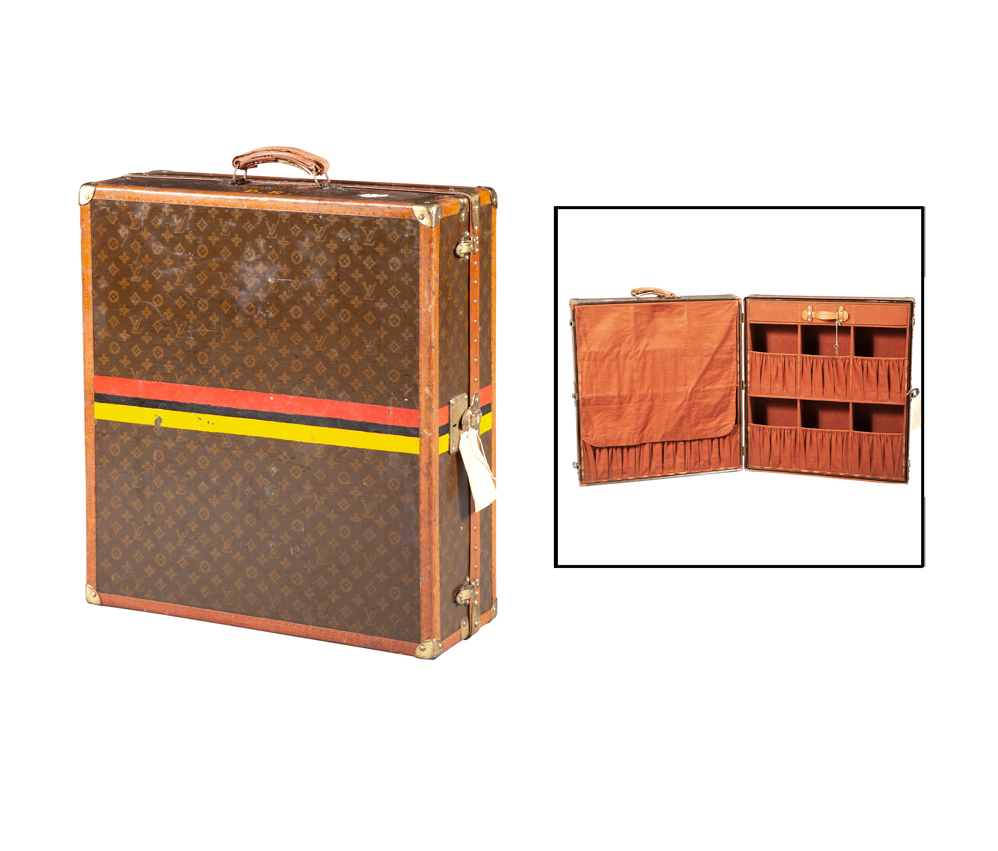 Lot image - Louis Vuitton Monogram Canvas Shoe Trunk