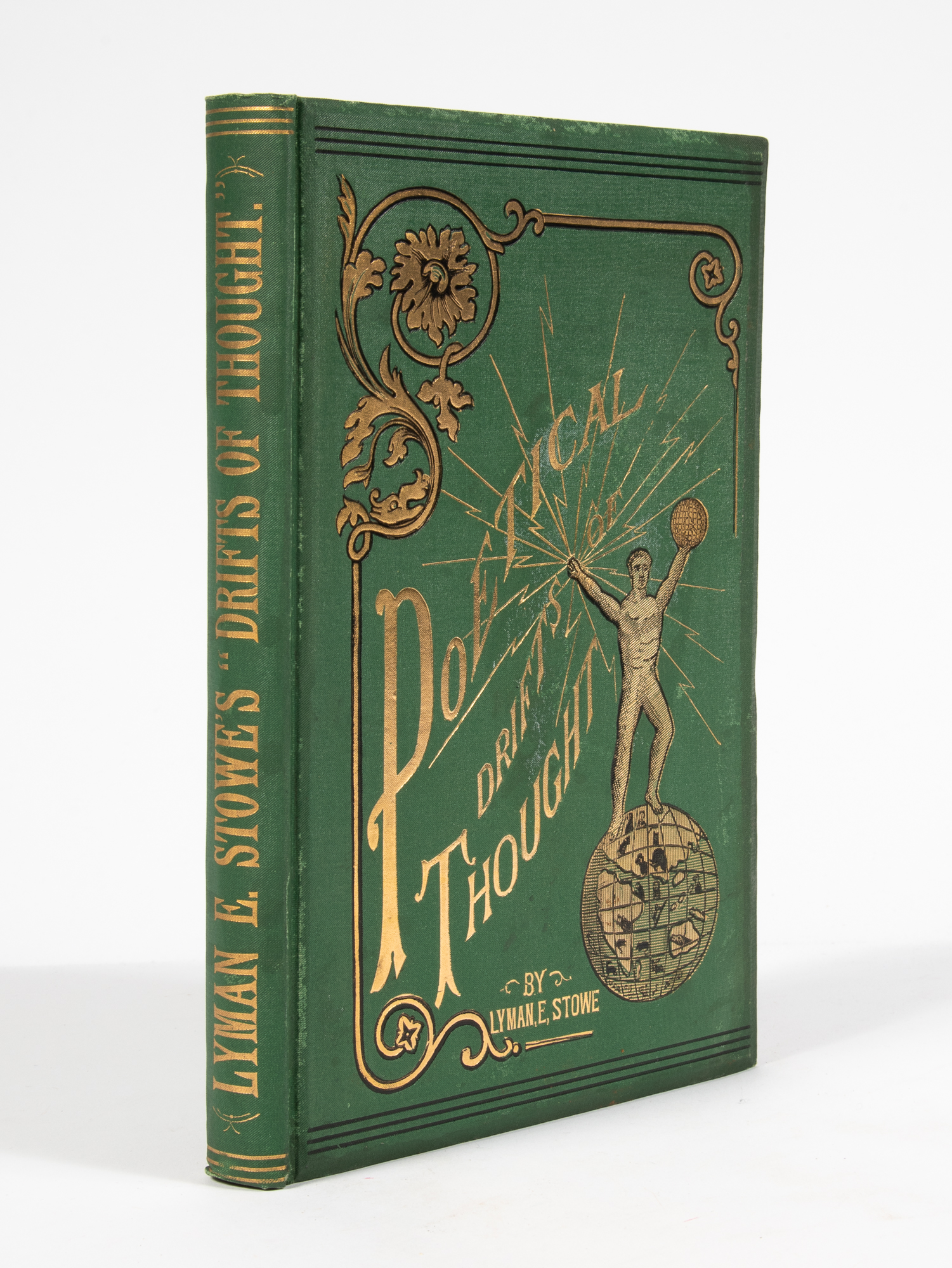 Lot image - STOWE, LYMAN E. Poetical Drifts of Thought or, Problems of Progress. Treating upon the Mistakes of the Church... reconciliation...