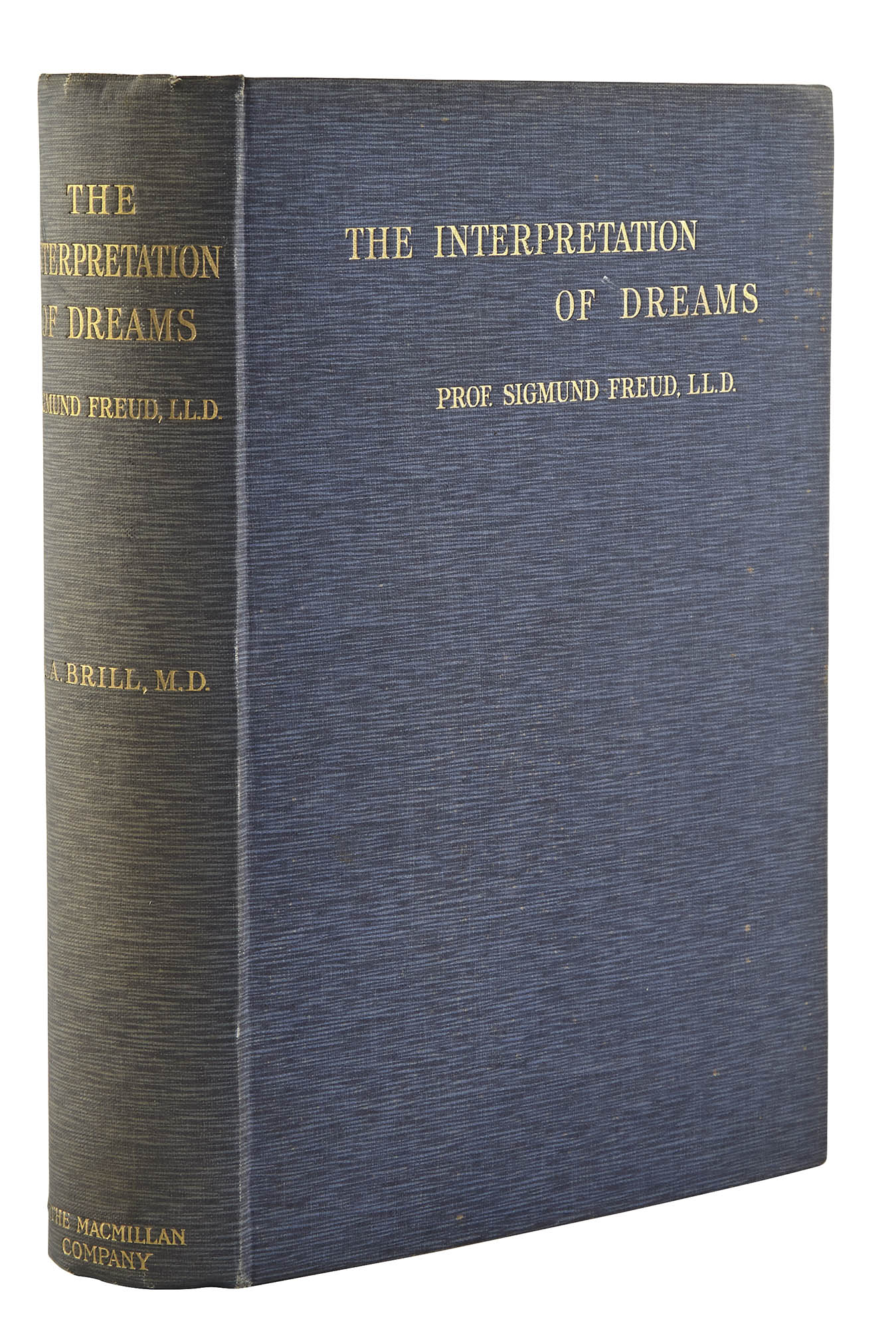 Lot image - FREUD, SIGMUND  The Interpretation of Dreams.