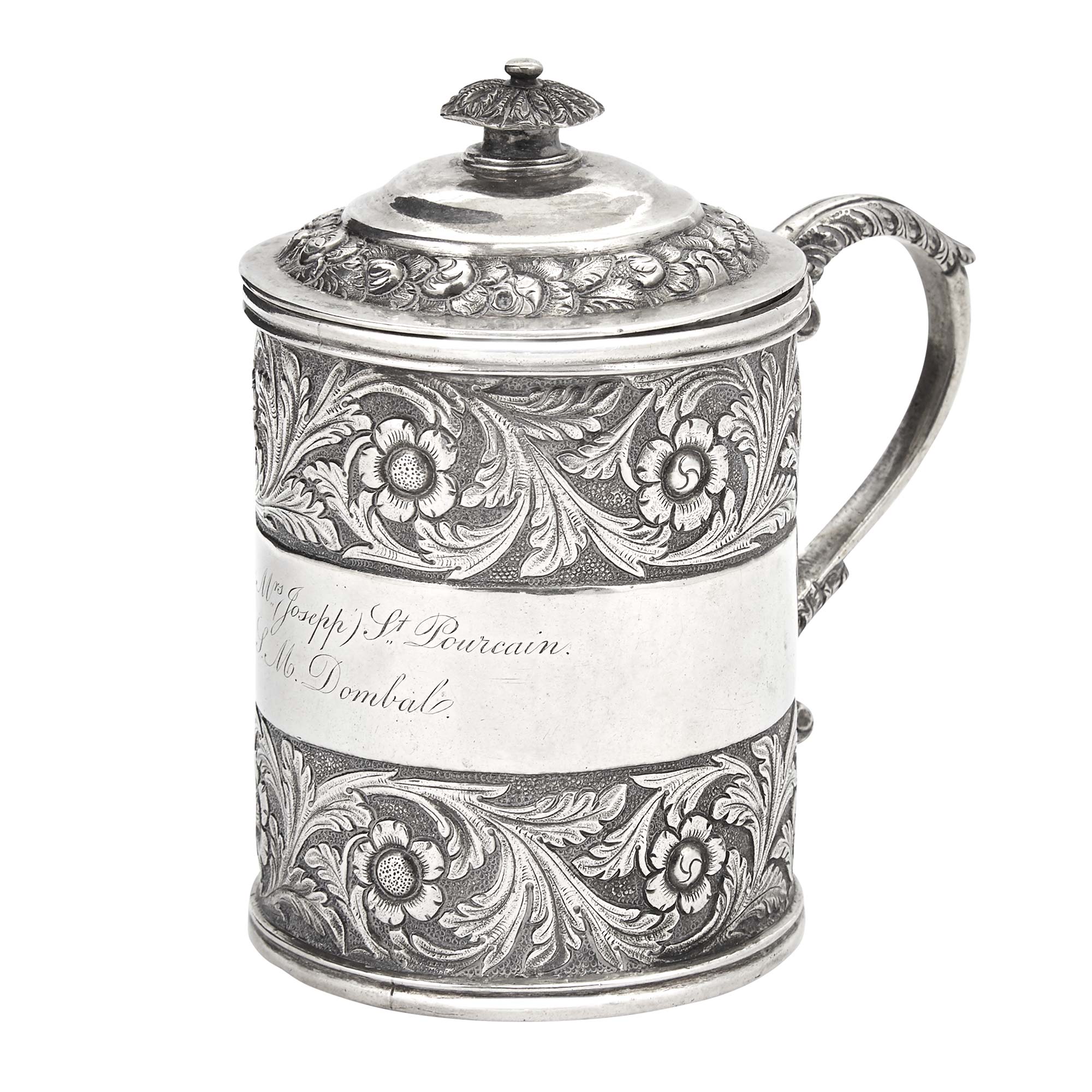 Lot image - Indian Colonial Silver Covered Cup