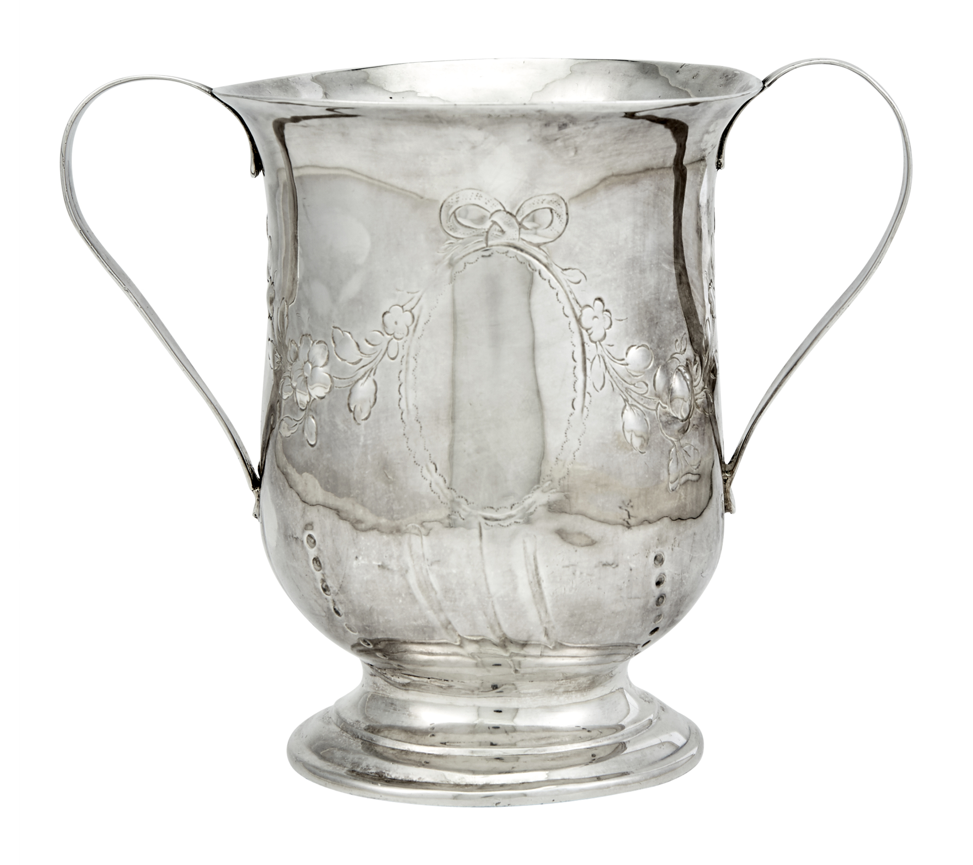 Lot image - George III Sterling Silver Two-Handled Cup