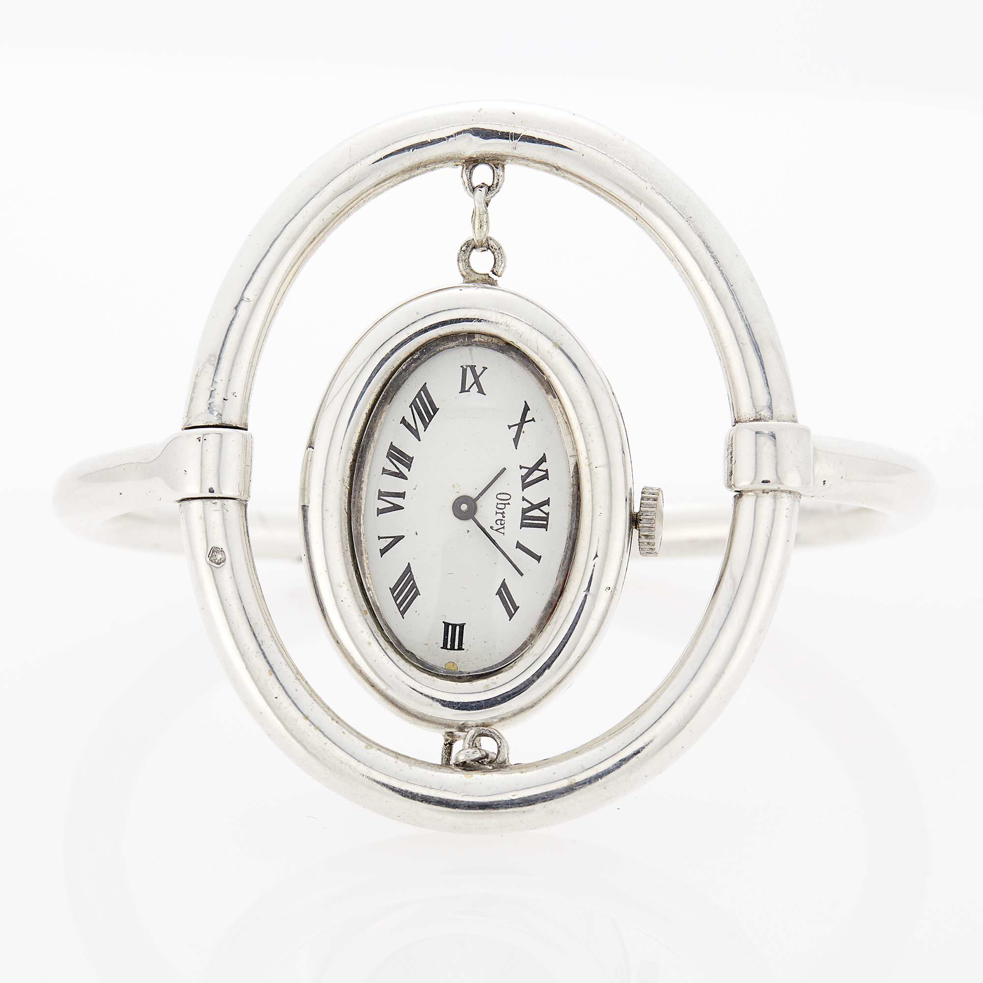 Lot image - Obrey Silver Orbital Wristwatch, France