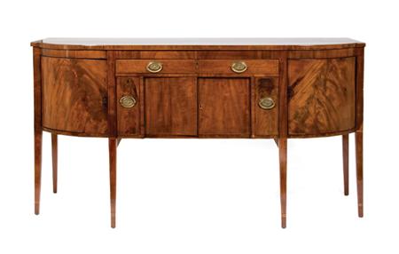 Lot image - Federal Inlaid Mahogany Sideboard