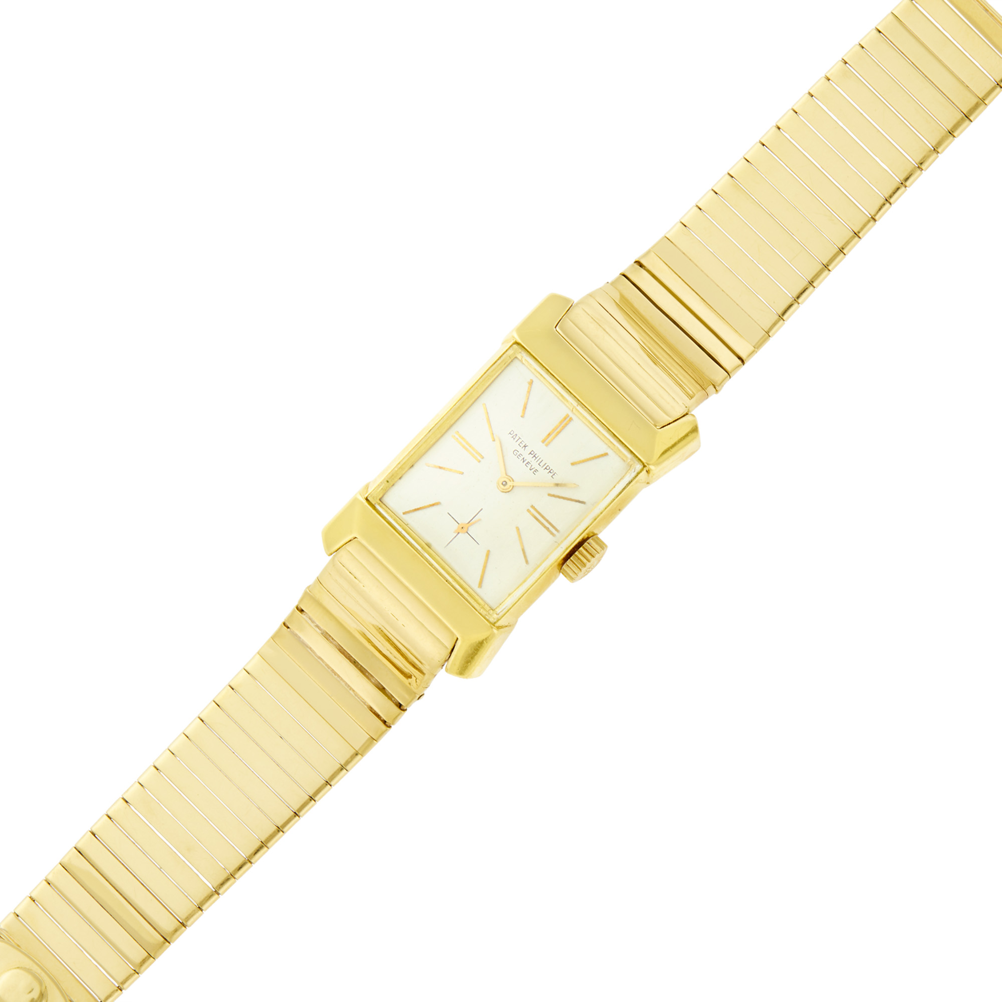 Lot image - Patek Philippe Gentlemans Gold Wristwatch, Ref. 2553