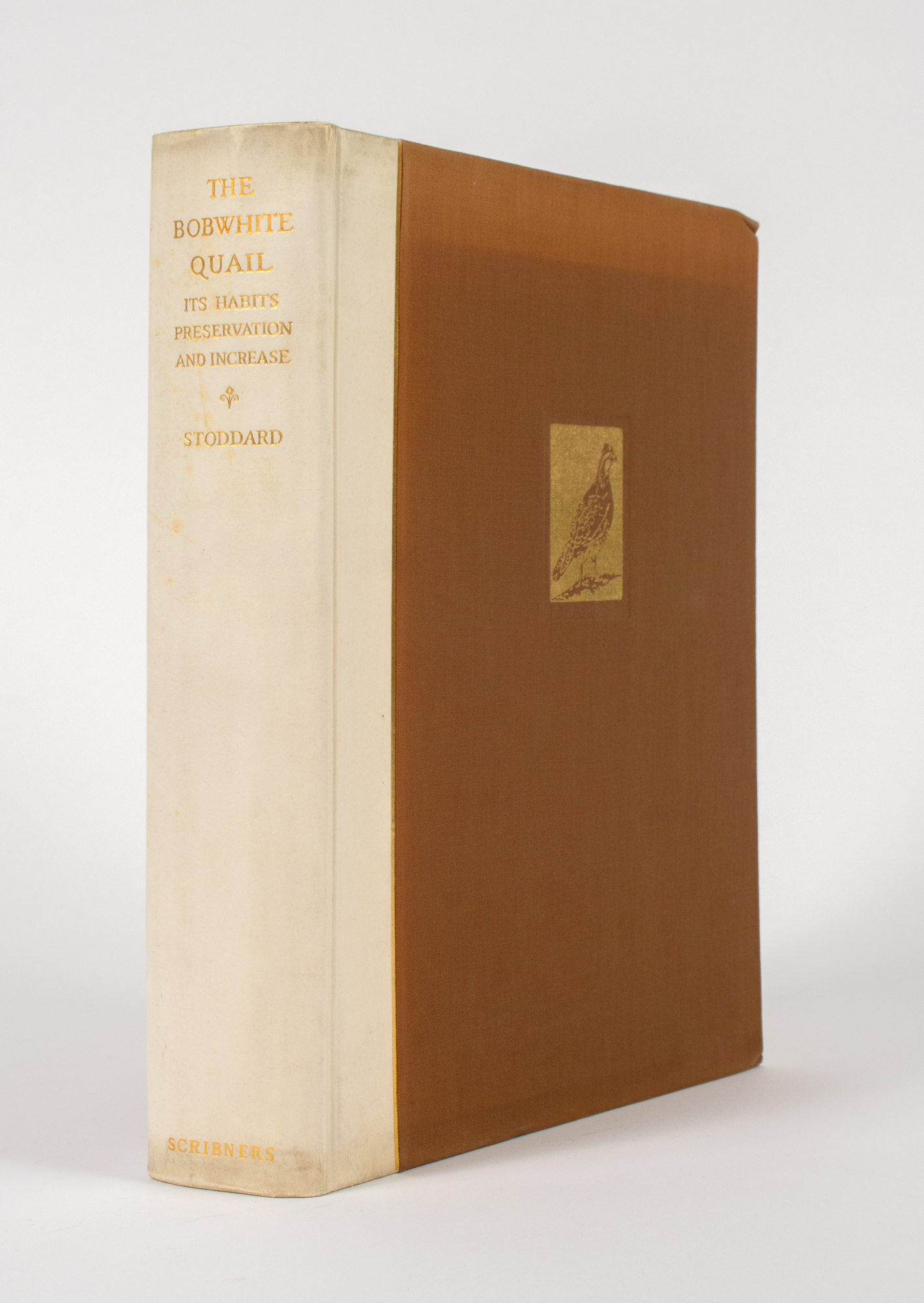 Lot image - [QUAIL]  STODDARD, HERBERT L. The Bobwhite Quail. Its Habits, Preservation and Increase.