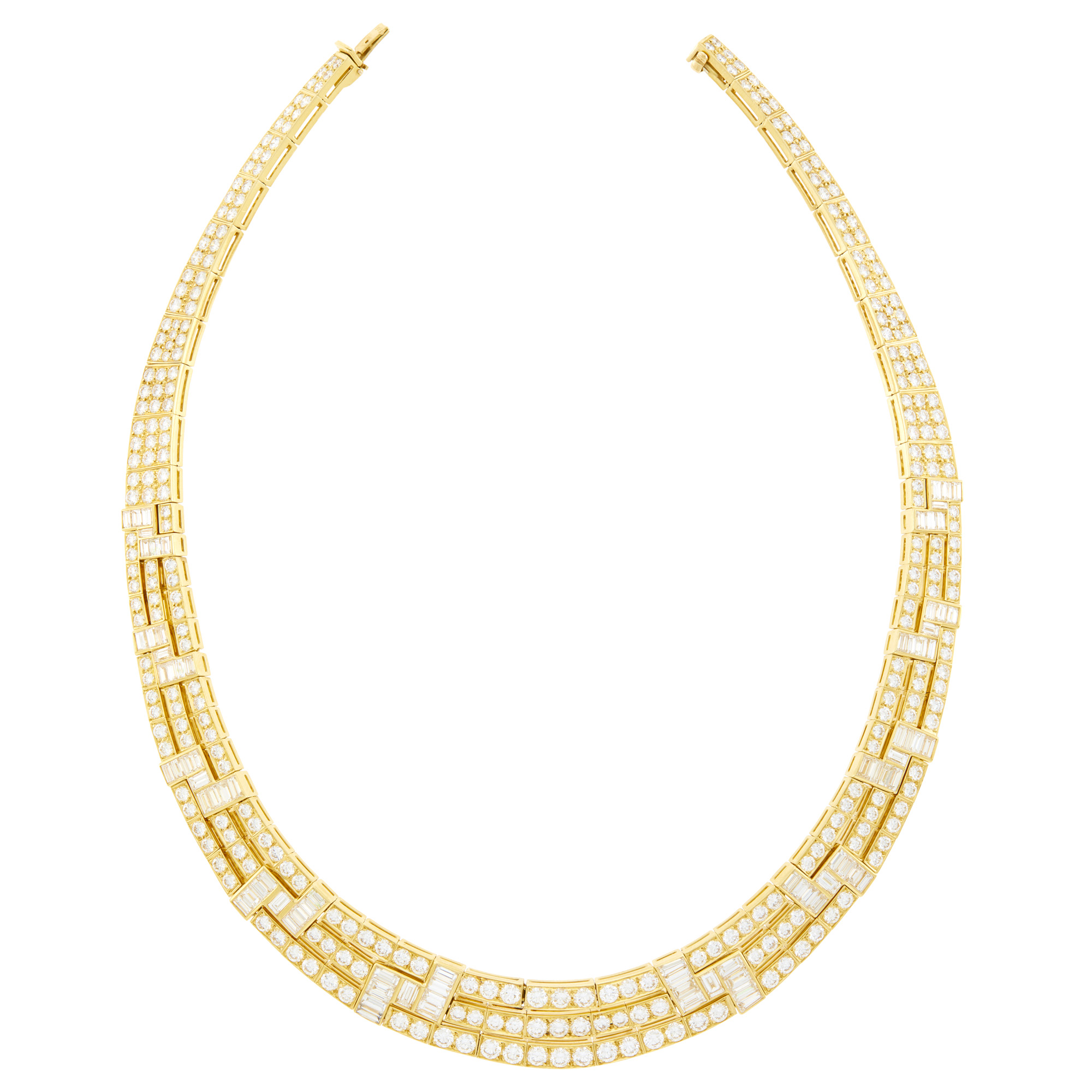 Lot image - Van Cleef & Arpels Gold and Diamond Necklace