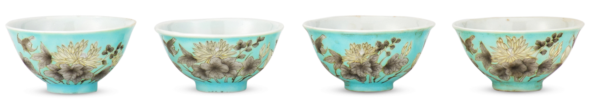 Lot image - Four Chinese Dayazhai Cups