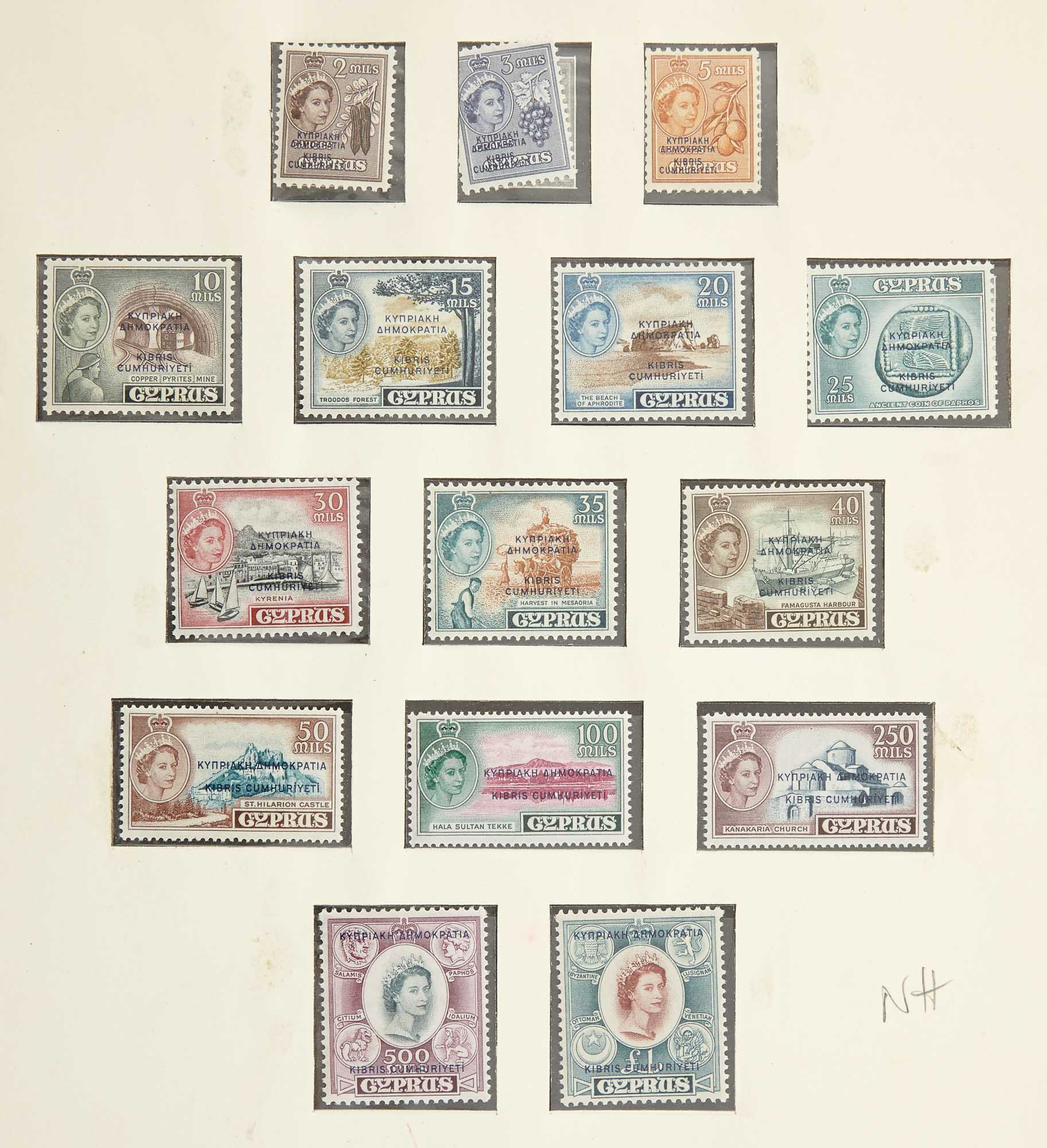 Lot image - Cyprus and Malta Stamp Collections