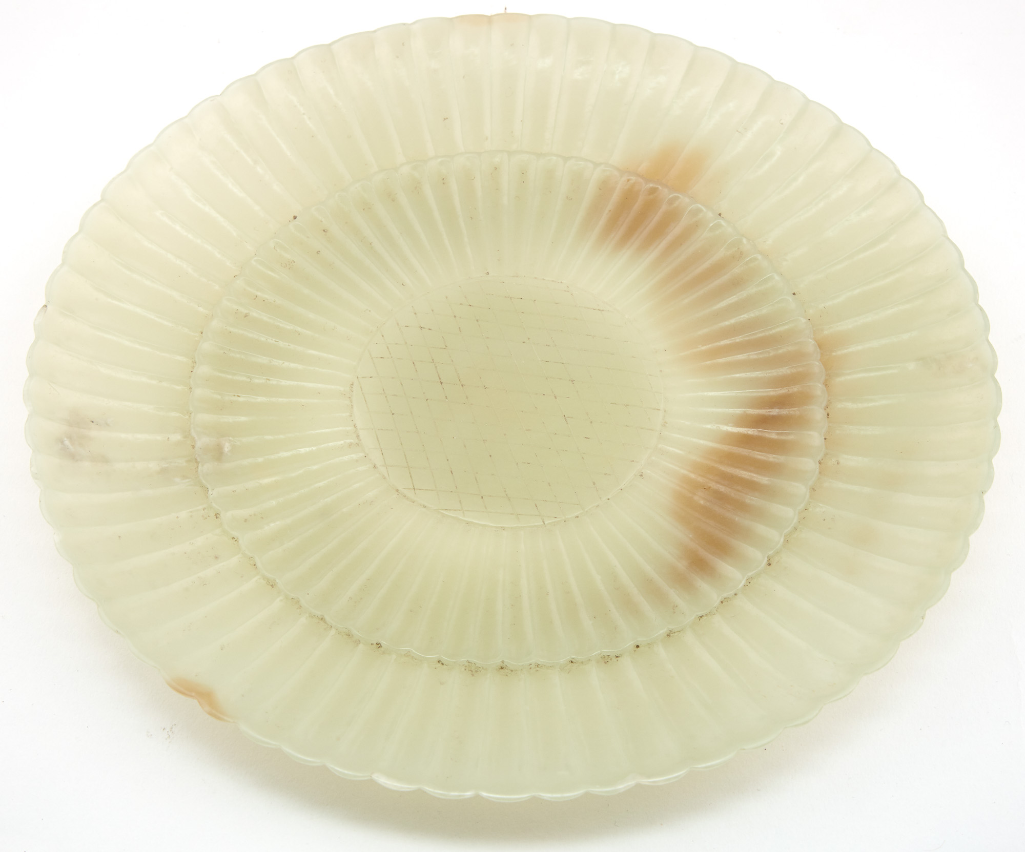 Lot image - Chinese Celadon Jade Dish