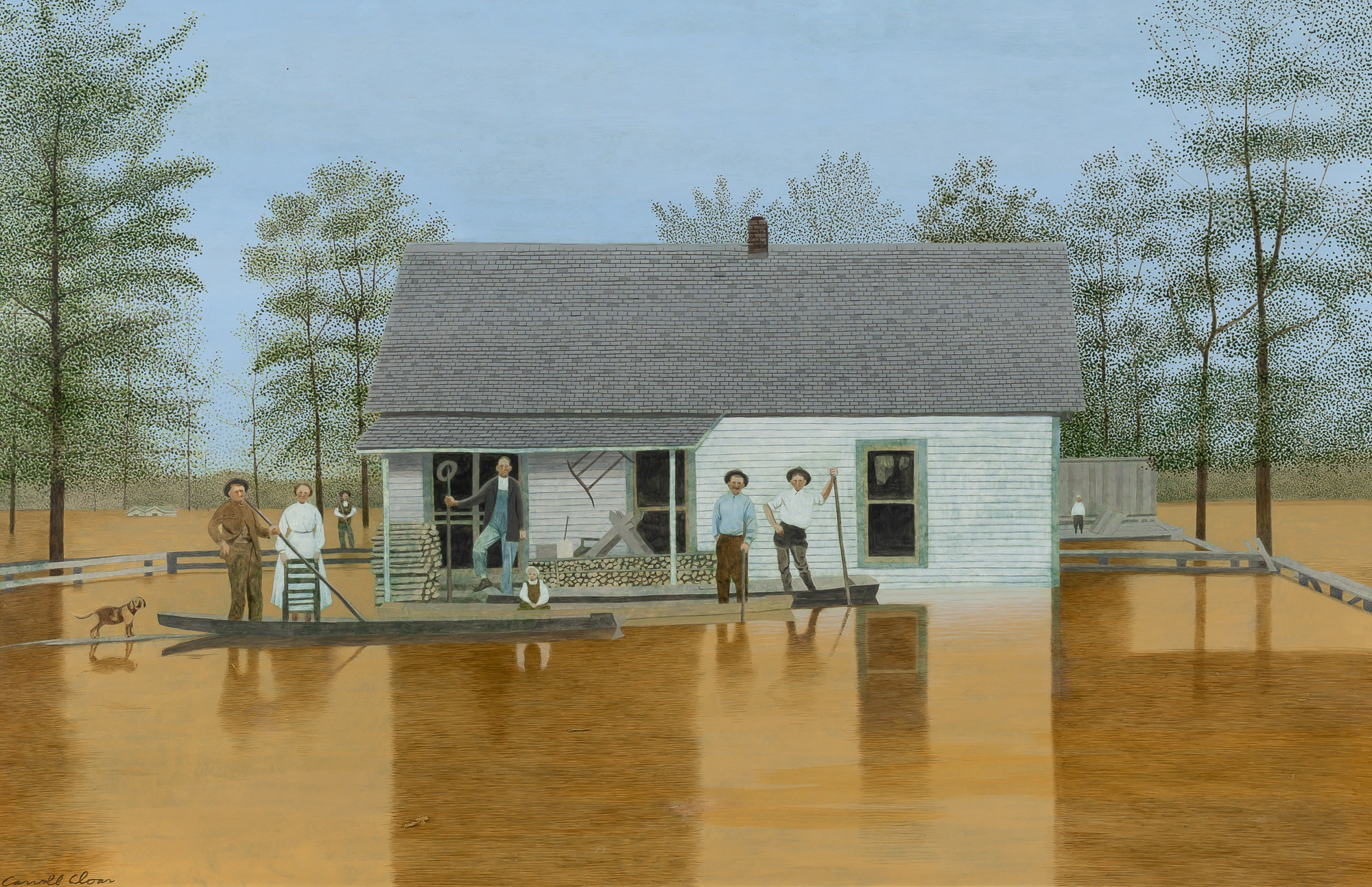 Lot image - Carroll Cloar