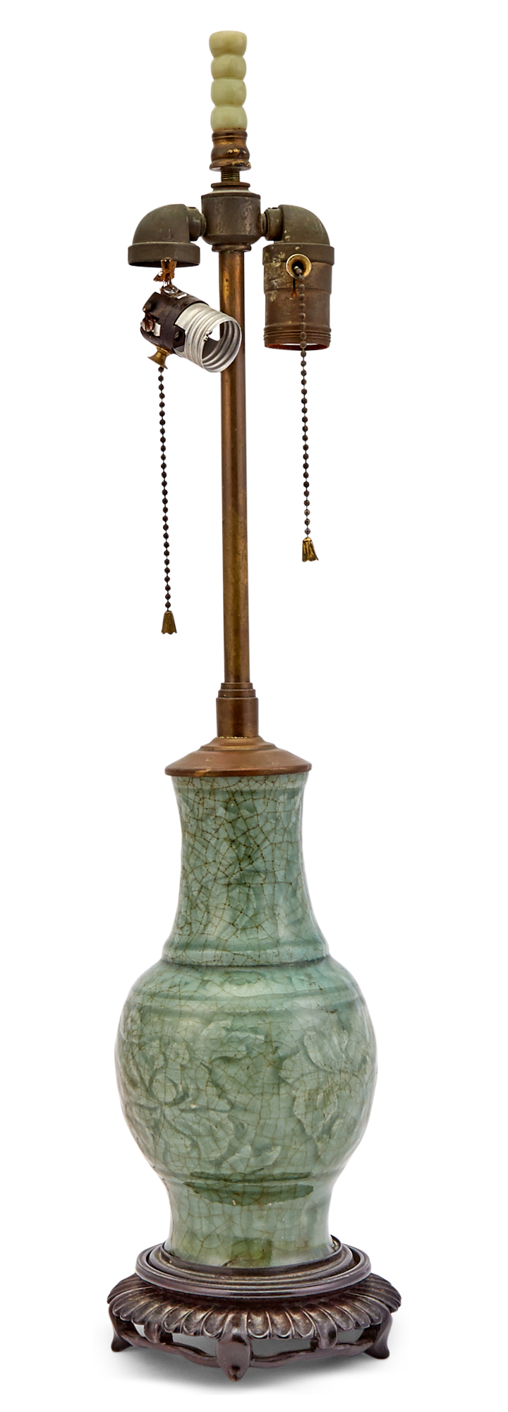 Lot image - A Chinese Longquan Celadon Vase