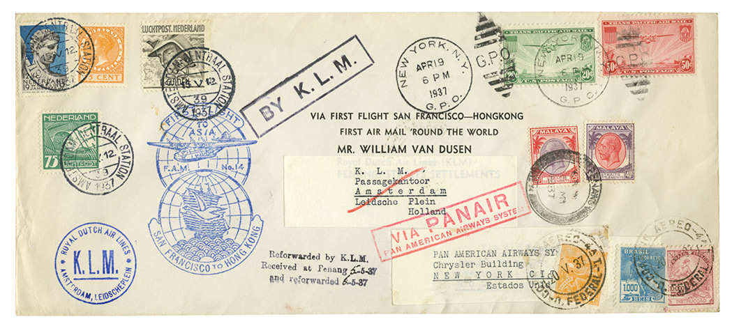 Lot image - Round the World Flight Covers