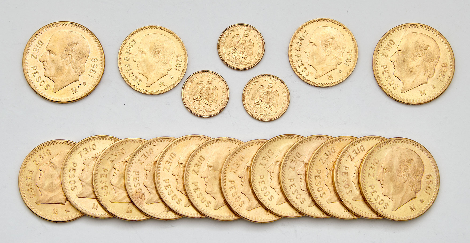 Lot image - Mexico Gold Coin Group