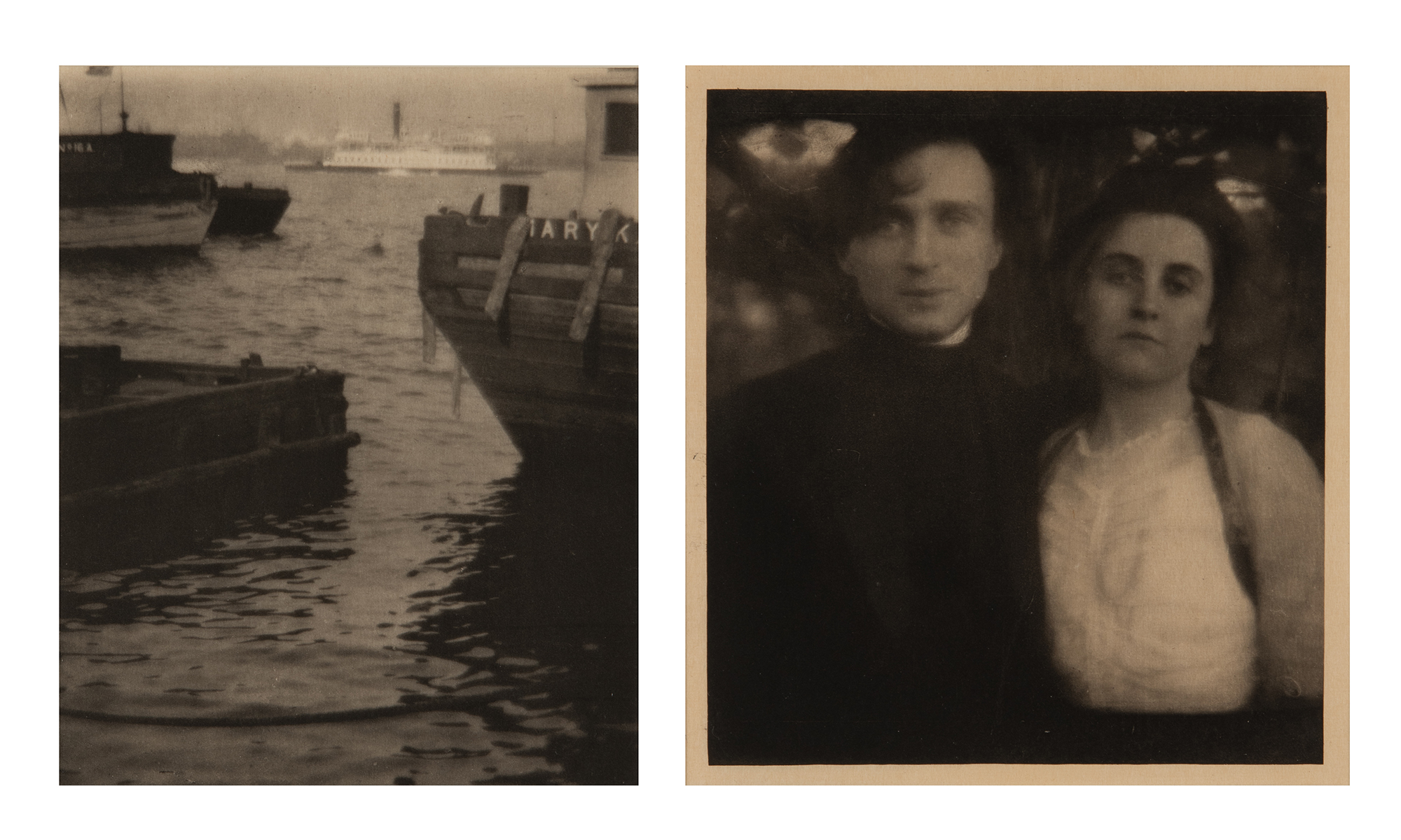 Lot image - [CAMERA WORK]  STEICHEN, EDWARD J. Portraits--Evening, 1906.