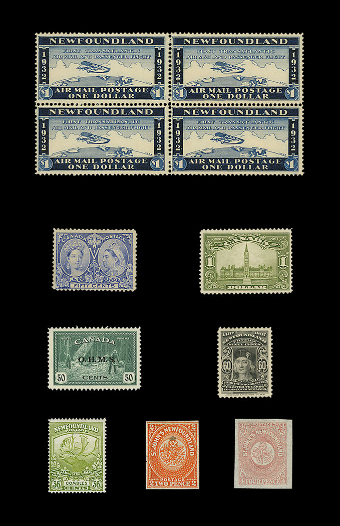 Lot image - British North America Stamp Group