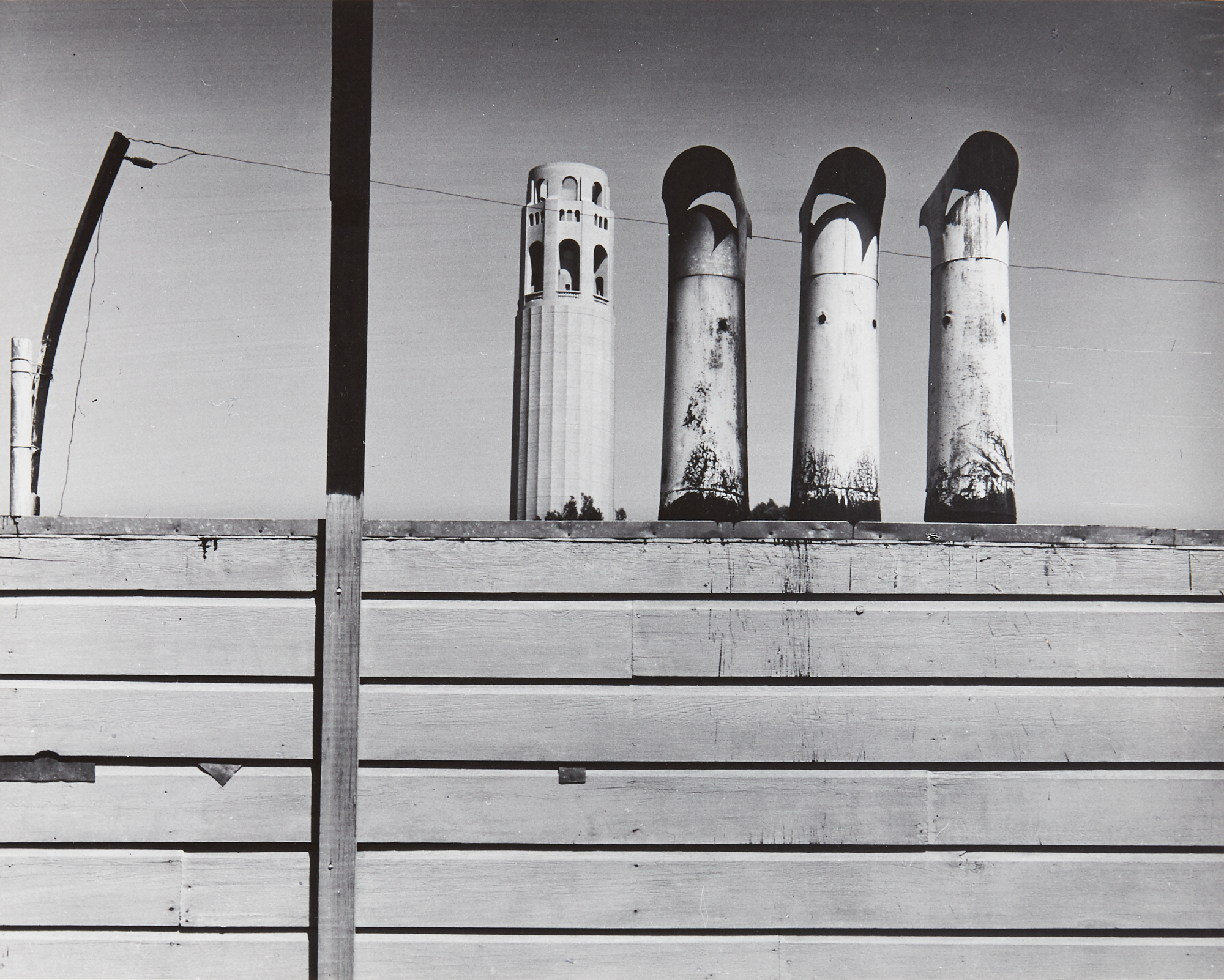 Lot image - HOLUB, LEO (1916-2010)  Chimney pots, Castle Street SF,