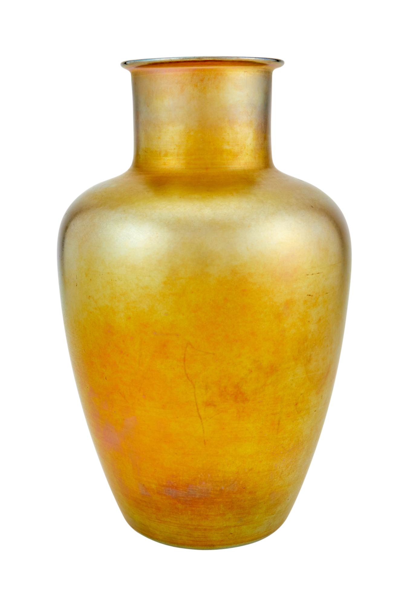 Lot image - Tiffany Favrile Iridescent Glass Vase