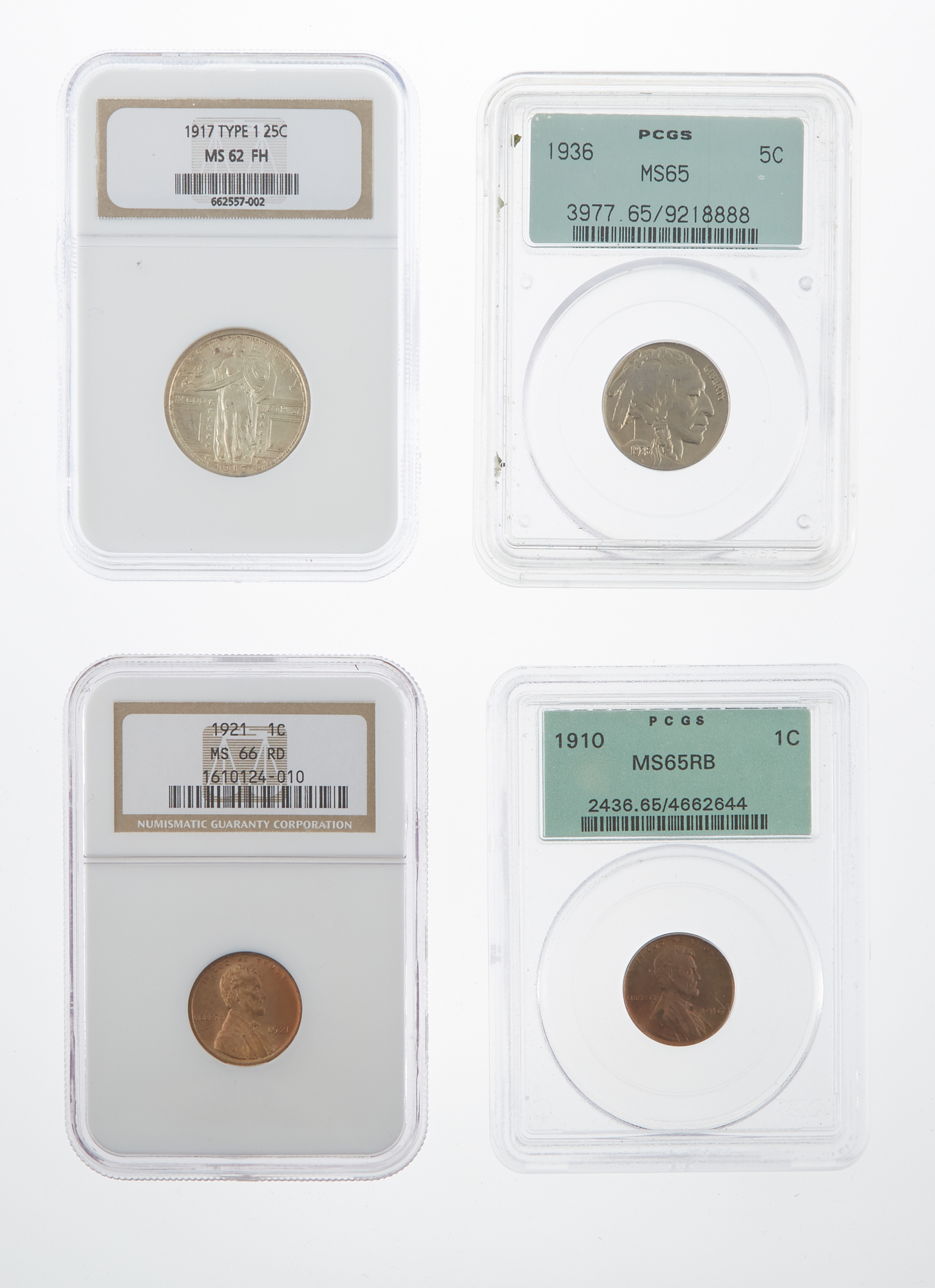 Lot image - United States Slabbed Coin Group