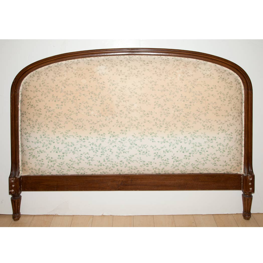 Lot image - Louis XVI Style Mahogany Stained Bedstead