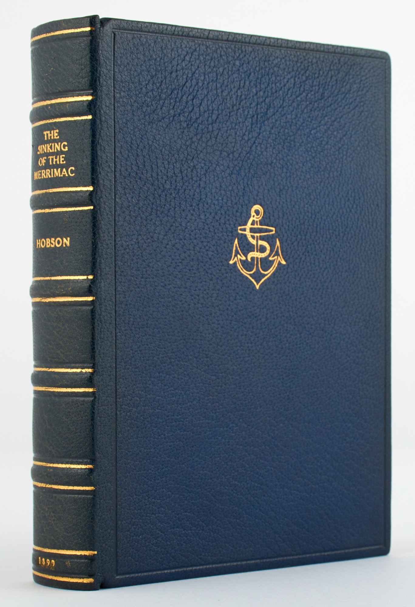 Lot image - [SPANISH-AMERICAN WAR]  HOBSON, RICHARD PEARSON. The Sinking of the Merrimac. A Personal Narrative of the Adventure in the Harbor of Santiago de Cuba.