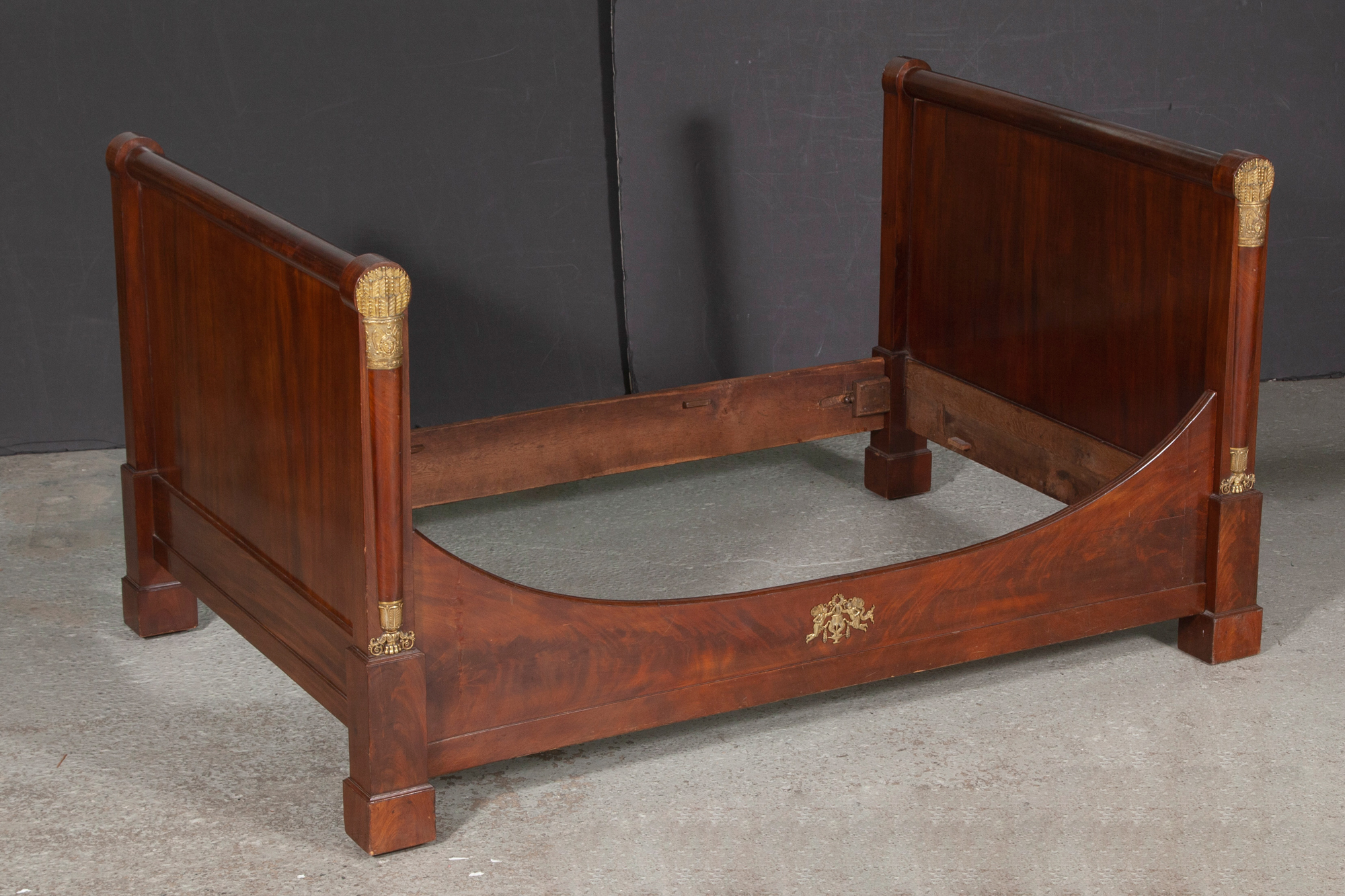 Lot image - Empire Mahogany Bed