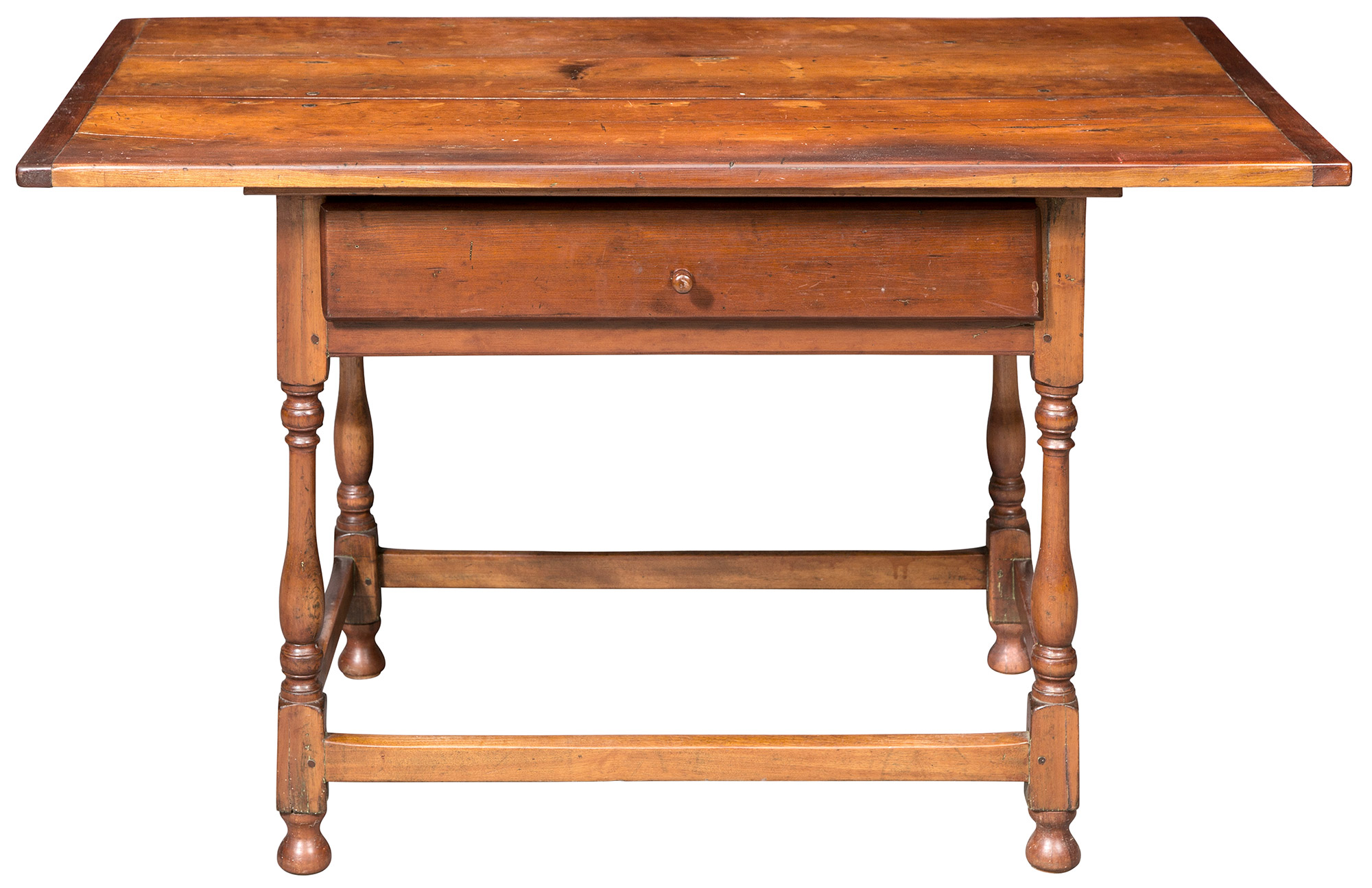 Lot image - William and Mary Cherry and Maple Side Table