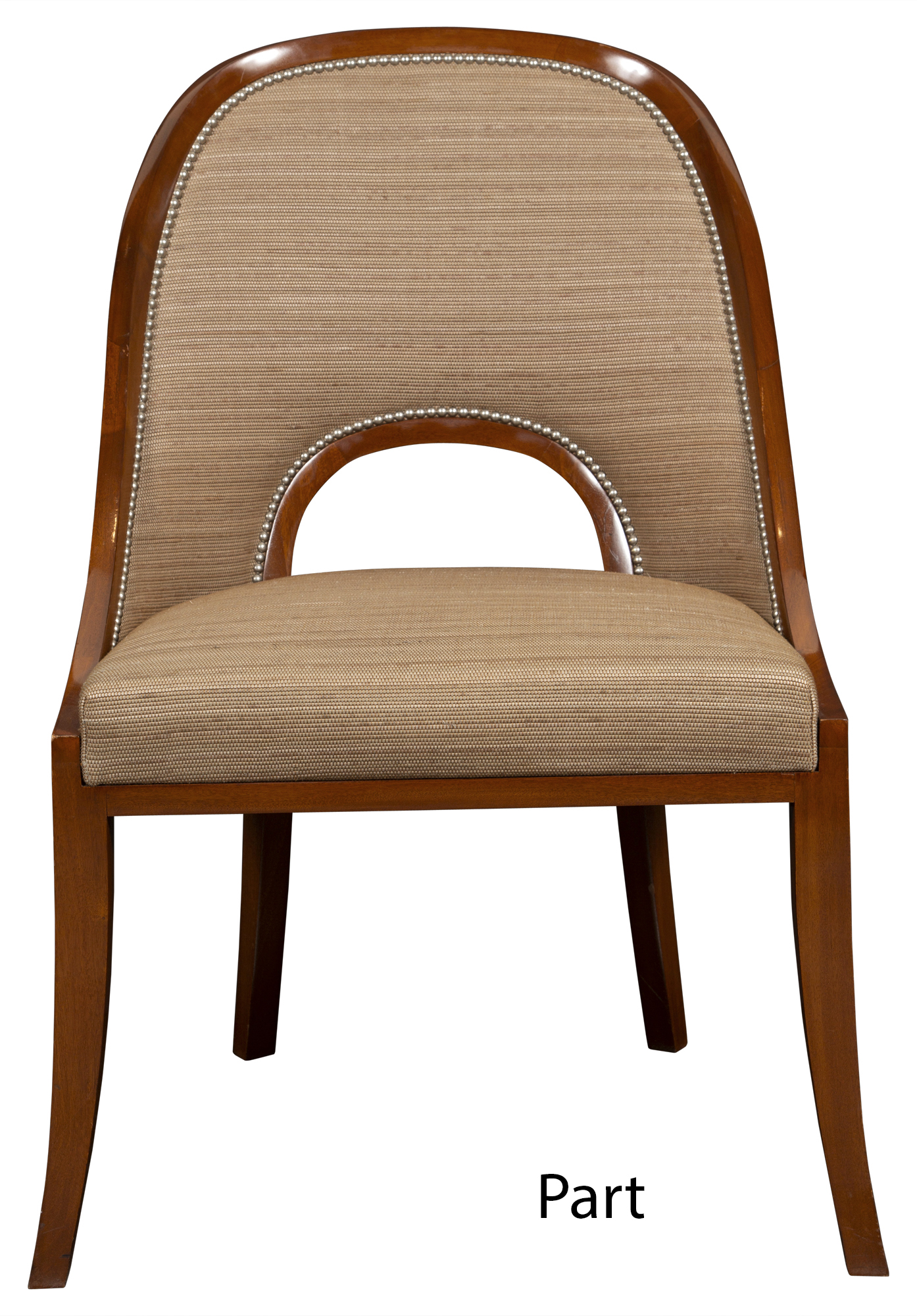 Lot image - Set of Twelve Jonas Upholstered Mahogany Gondola Chairs