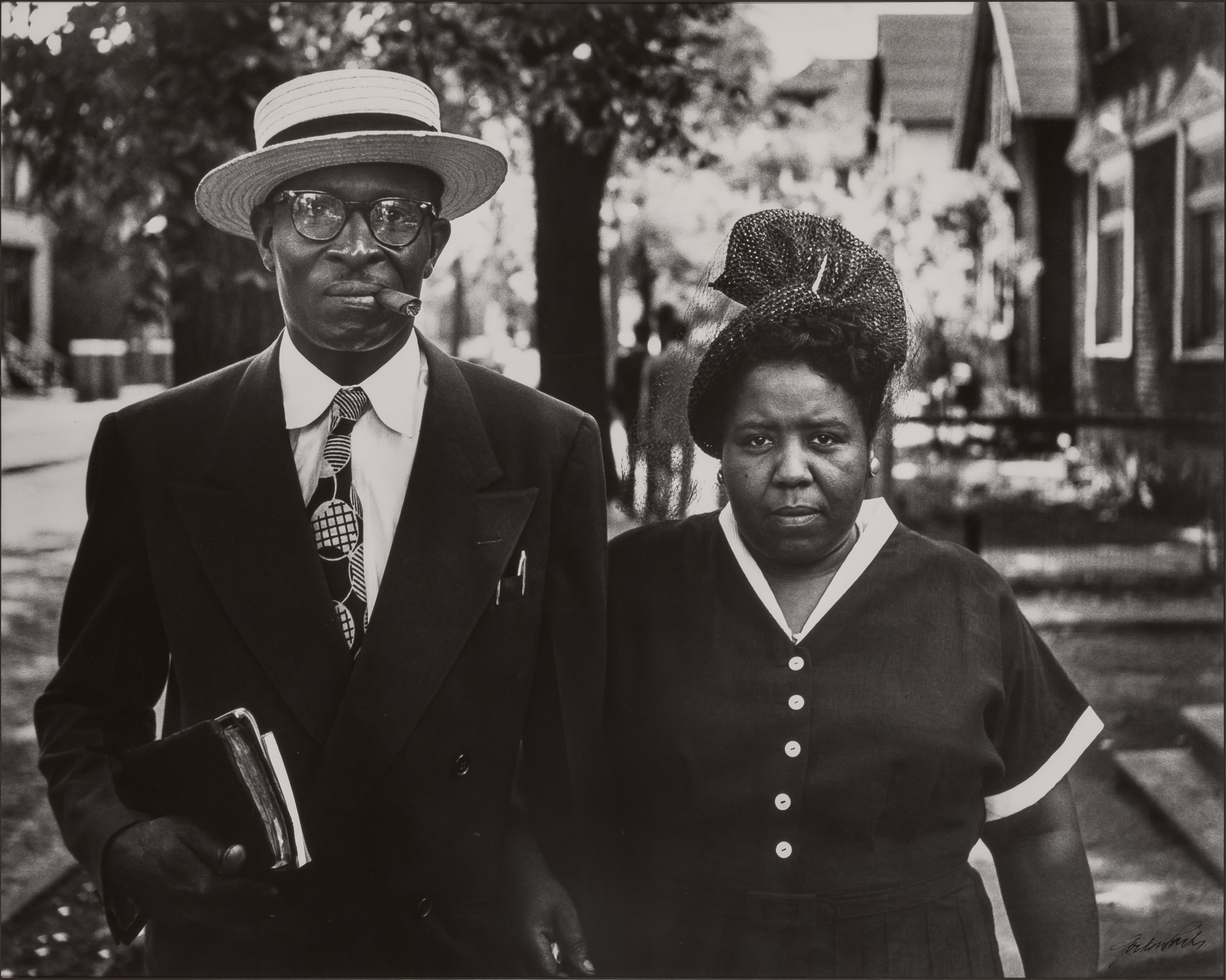 Lot image - PARKS, GORDON (1912-2006)  Sunday Morning,