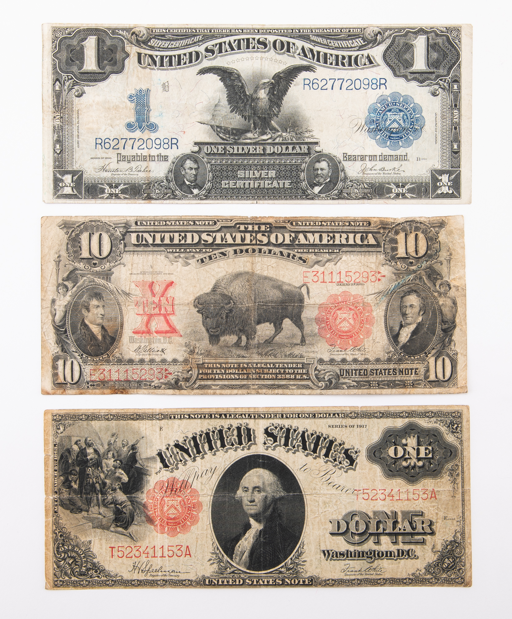 Lot image - United States Large Size Bank Notes