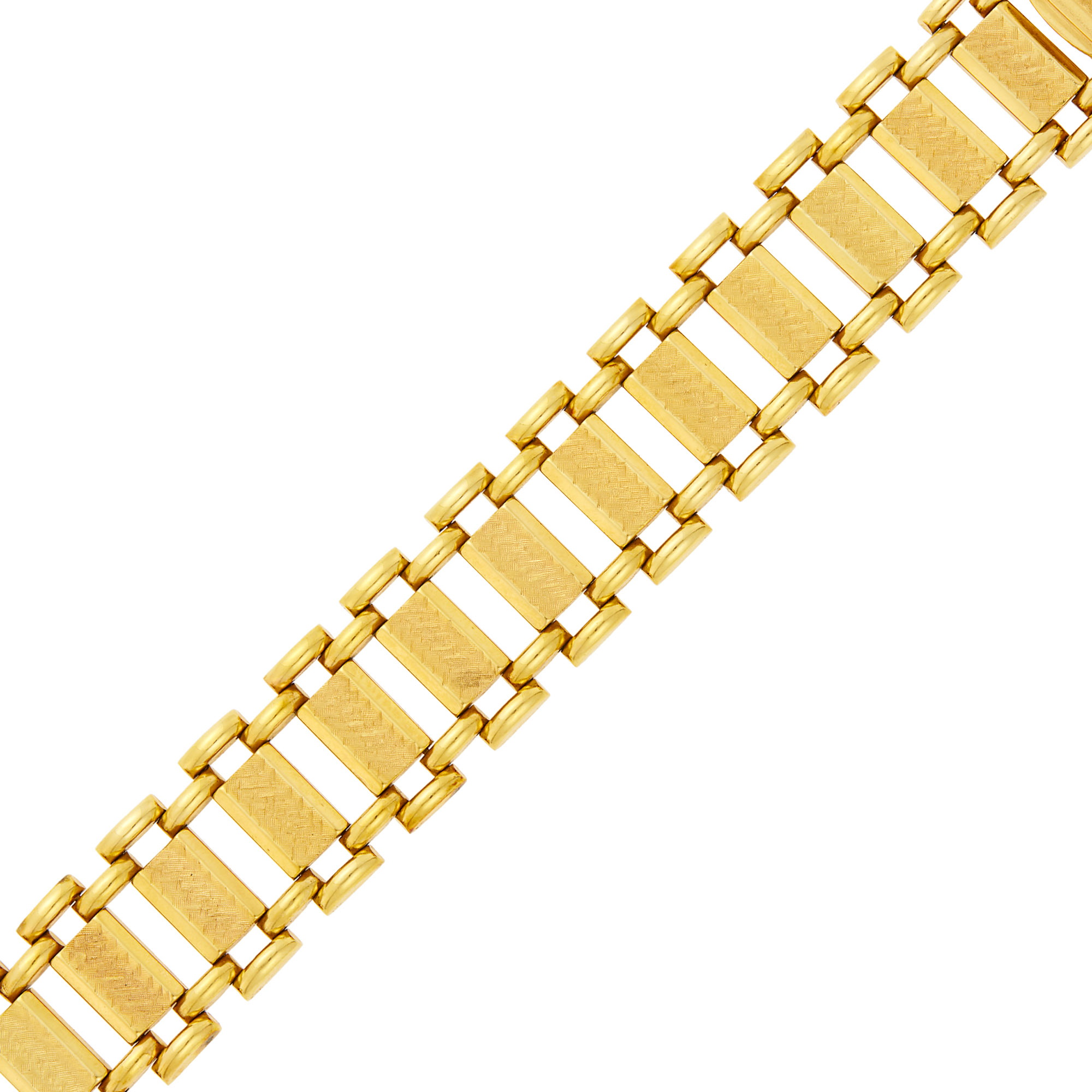 Lot image - Cartier Gold Link Bracelet