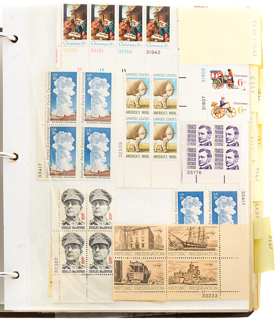 Lot image - United States Mint Modern Stamp Issues