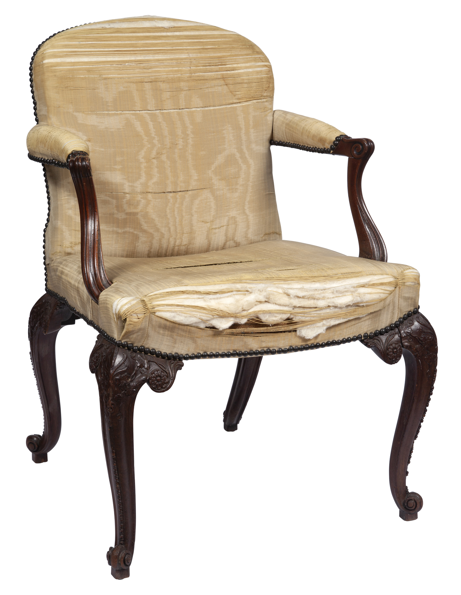 Lot image - George III Style Mahogany Armchair