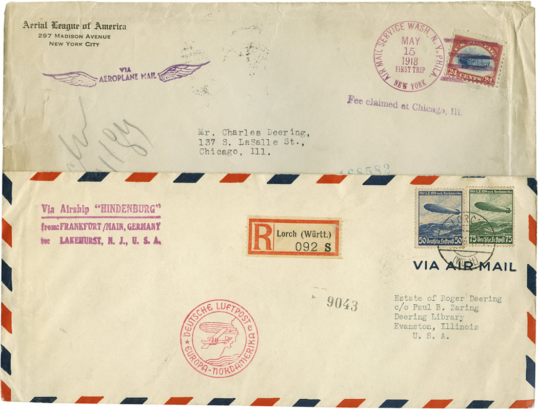 Lot image - United States and World Flight Covers