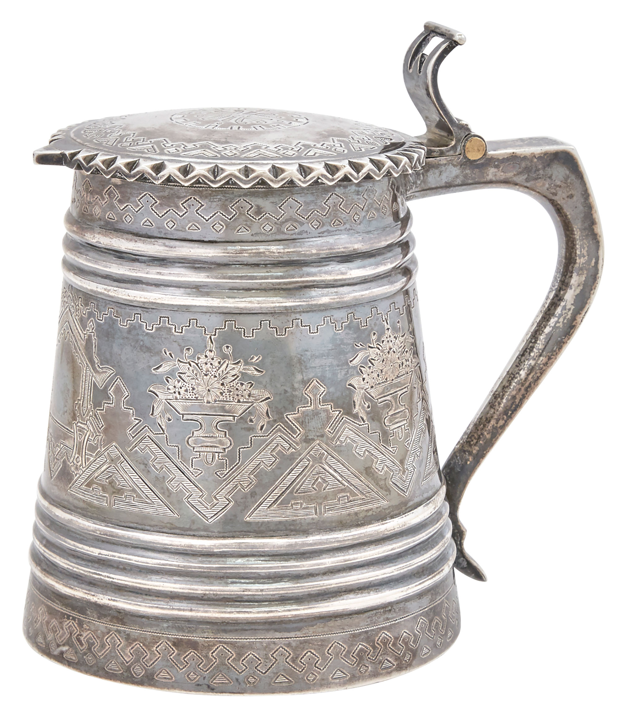 Lot image - Russian Silver Tankard