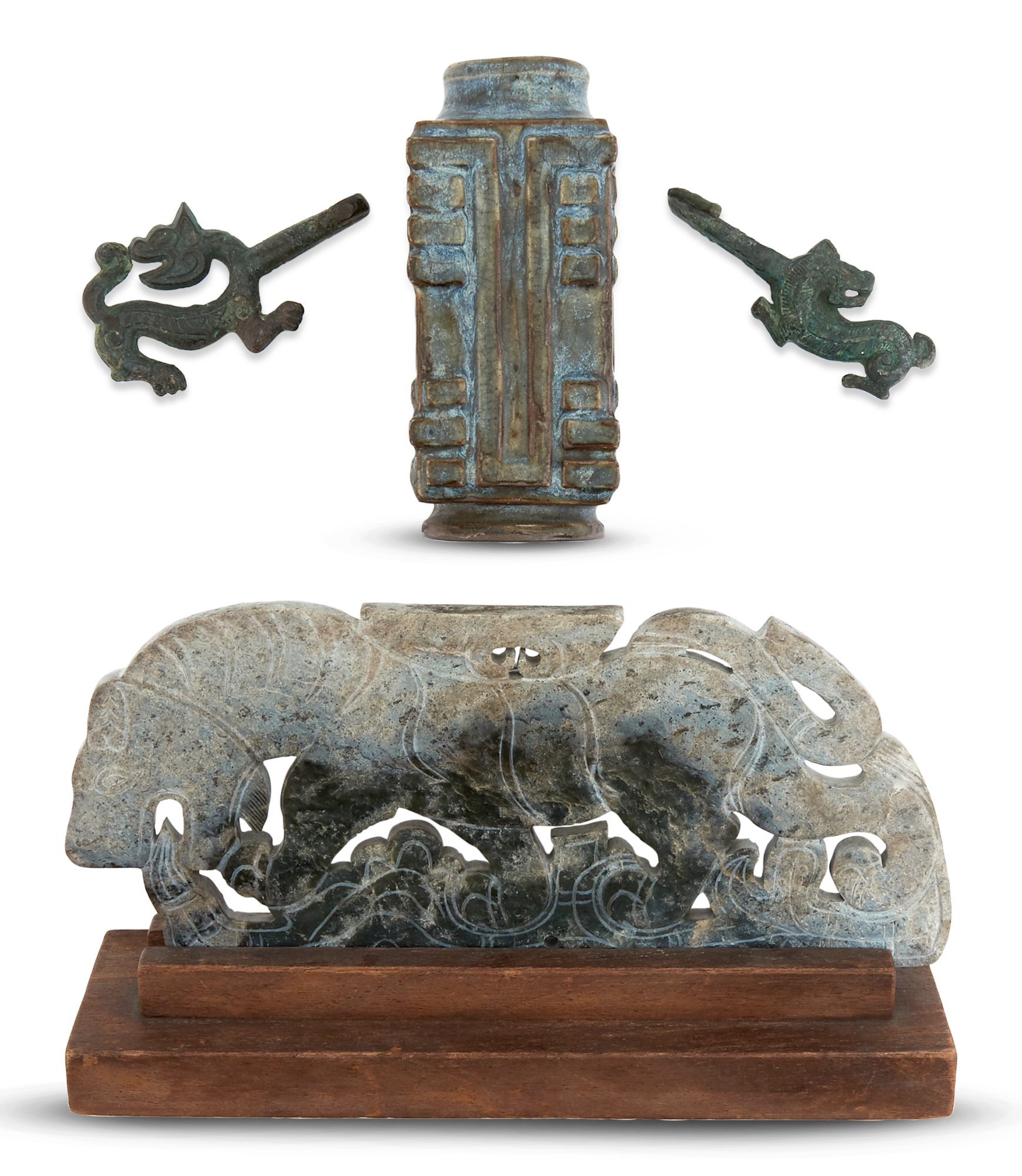 Lot image - Four Chinese Artifacts