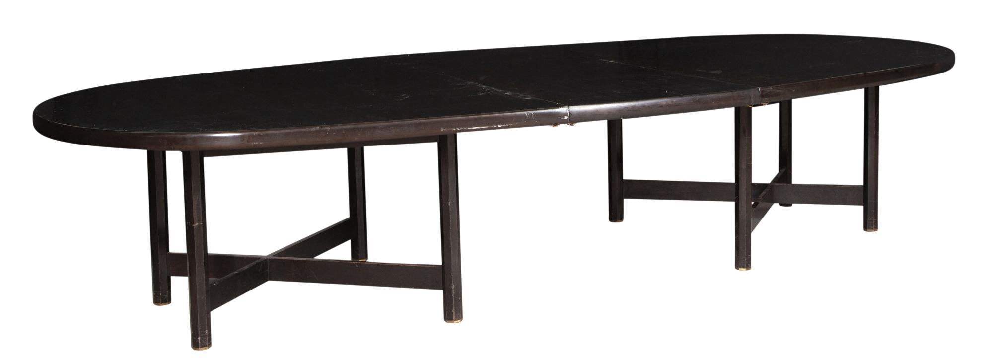 Lot image - Lacquered Wood Extension Dining Table