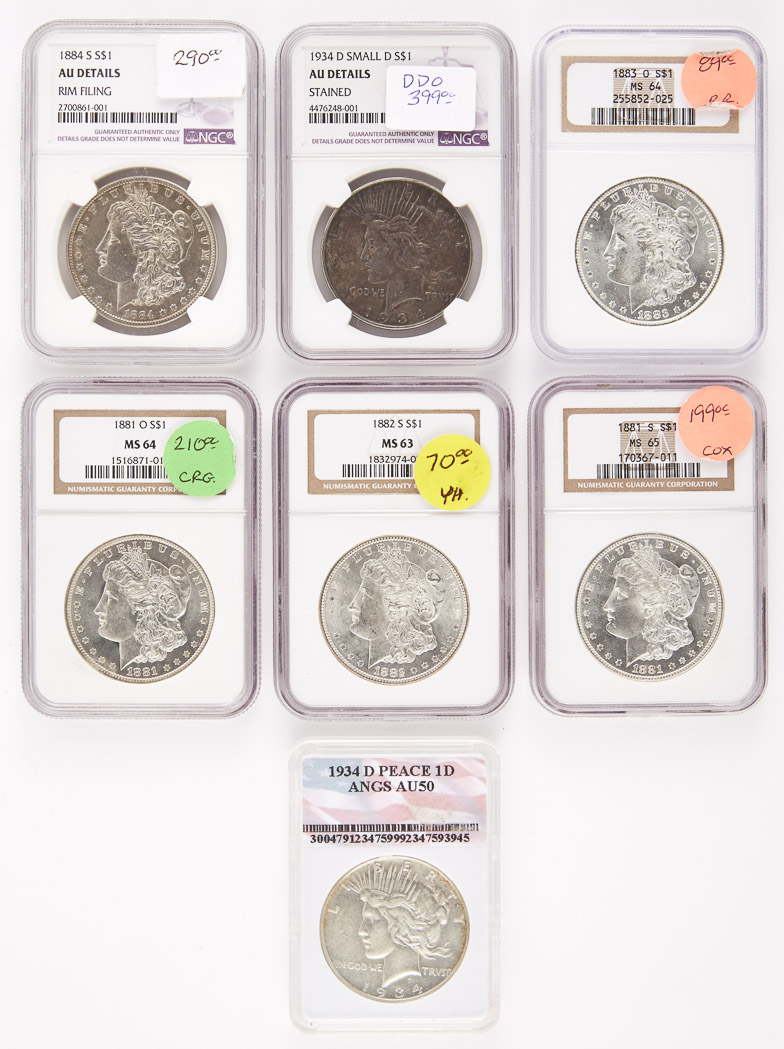 Lot image - United States Silver Dollar Group