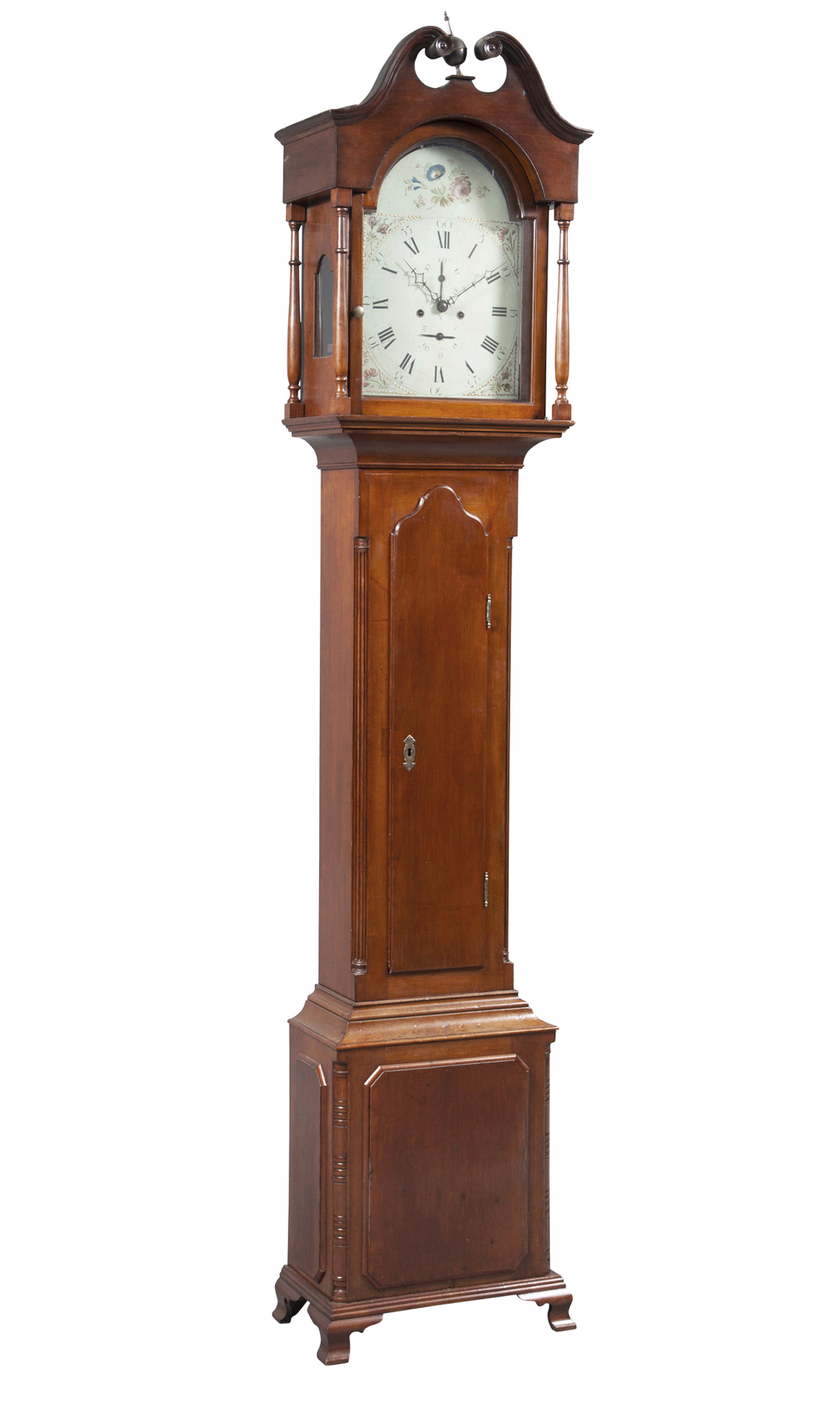 Lot image - Federal Cherry Tallcase Clock