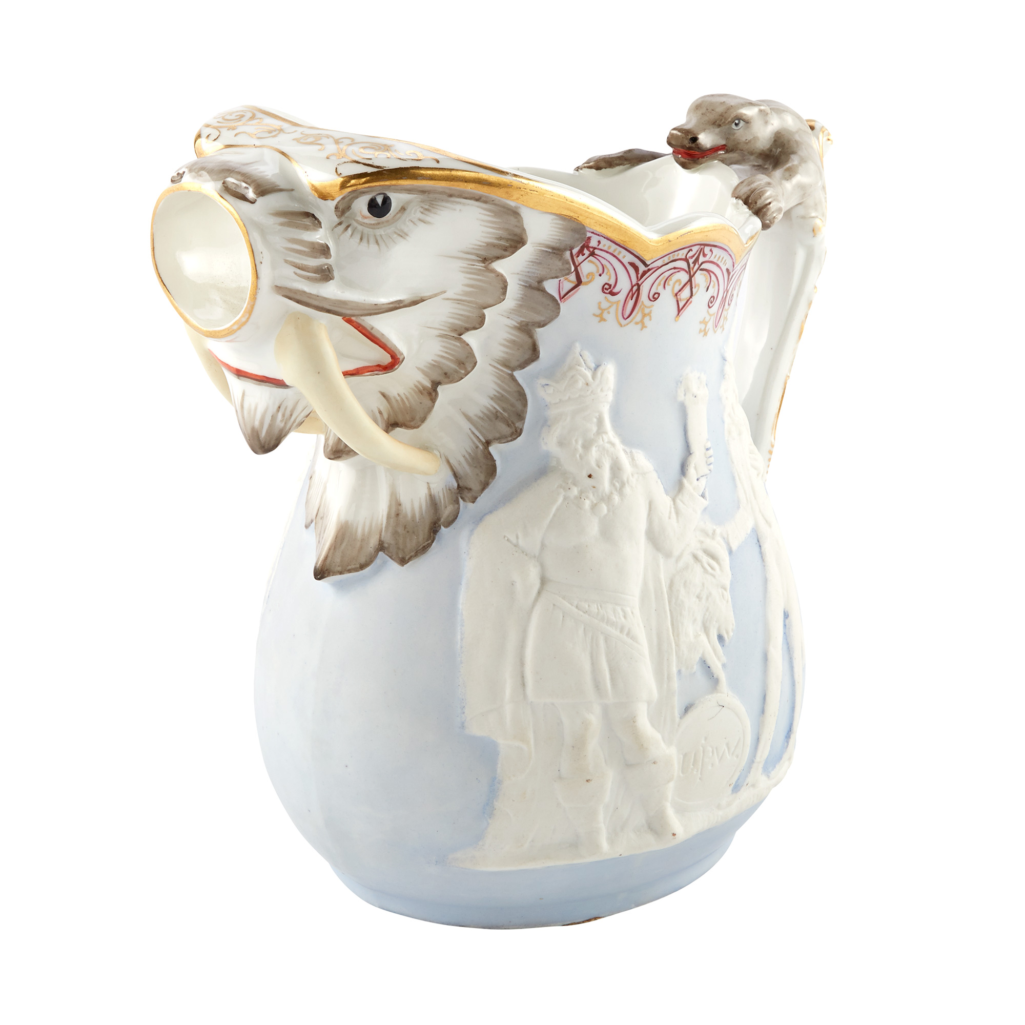 Lot image - Union Porcelain Works Ice Water Pitcher