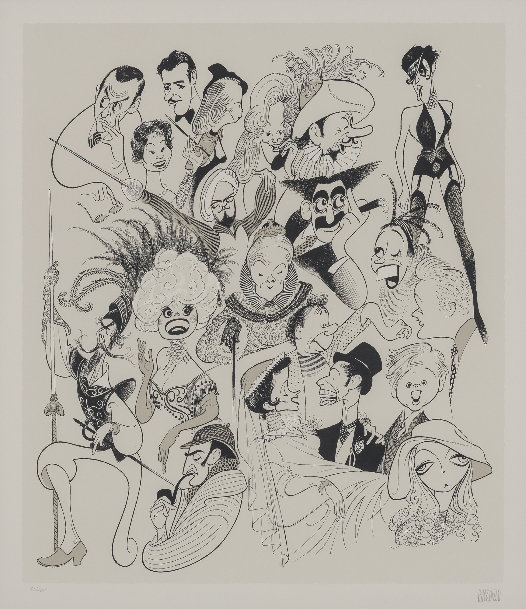 Lot image - Al Hirschfeld (American, 1903-2003)