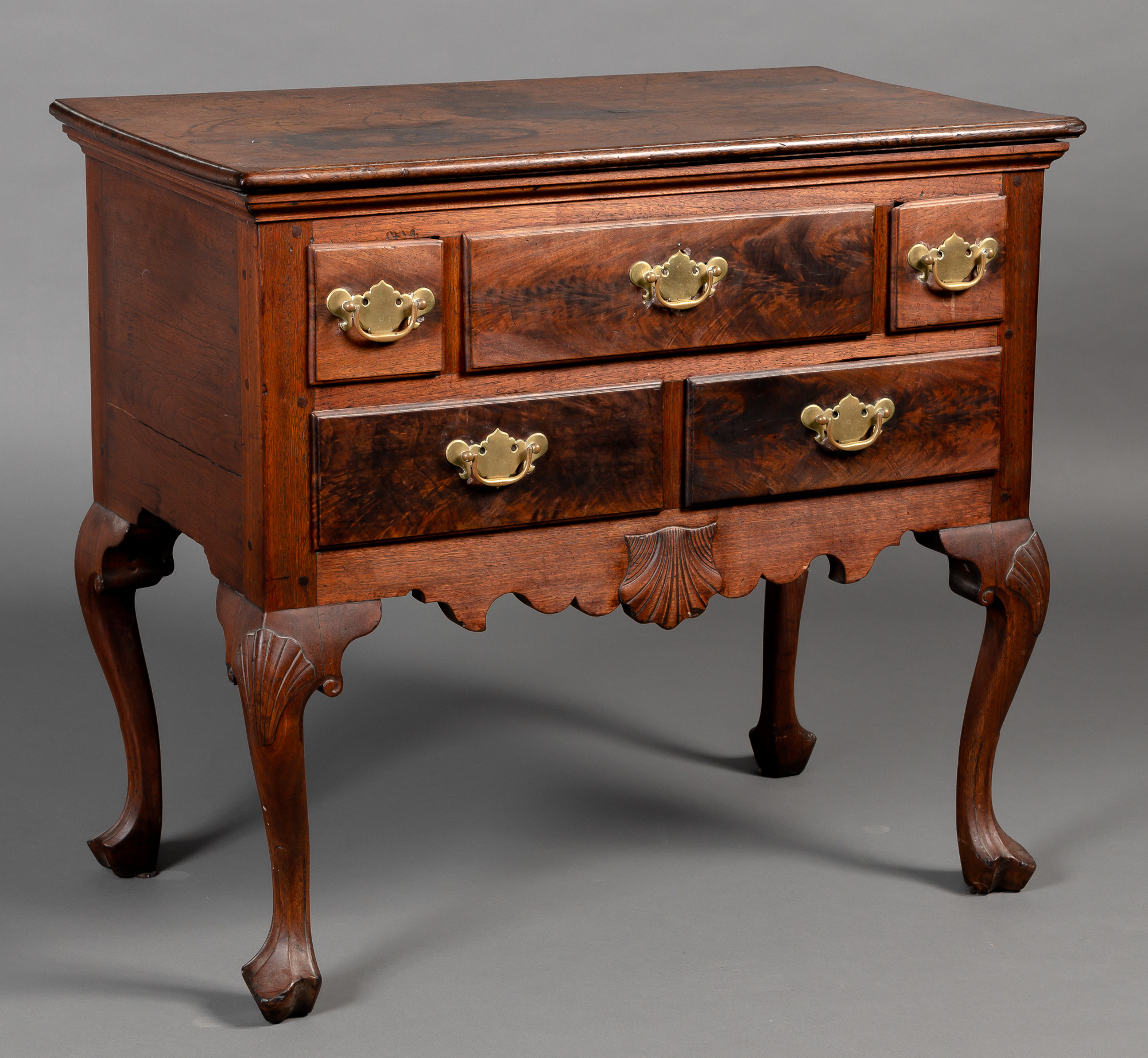 Lot image - Queen Anne Walnut Dressing Table